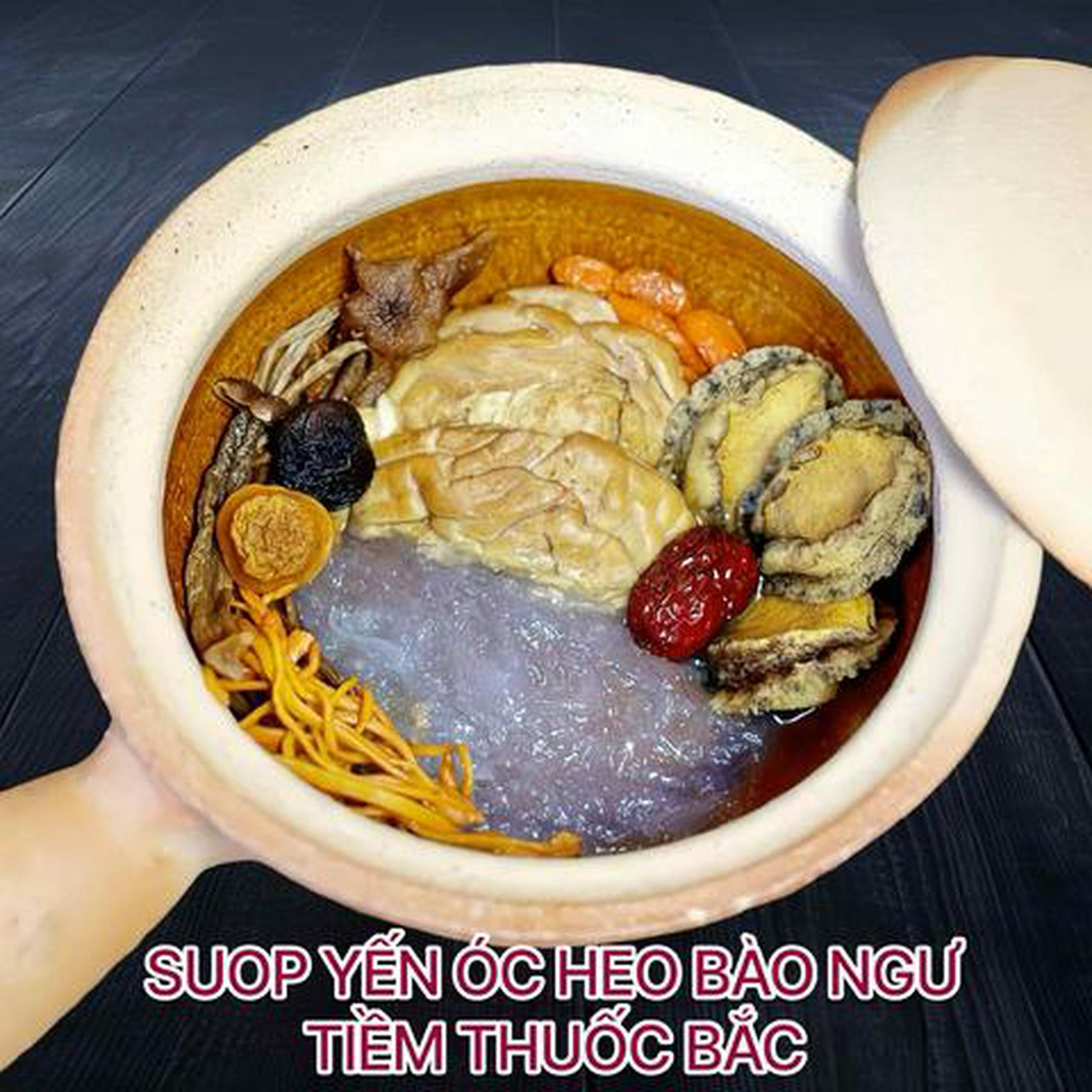 Hình ảnh Suop yến óc heo bào ngư tiềm thuốc bắc (đặt trước 20p)