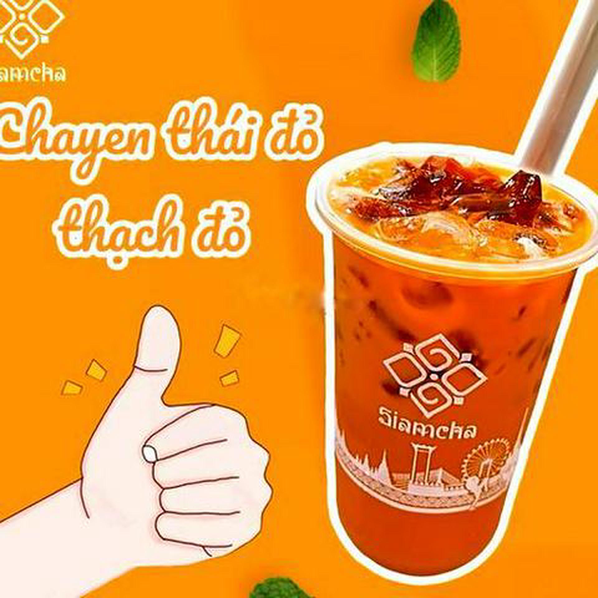 Hình ảnh Trà sữa Thái đỏ Trân Châu Đen size M