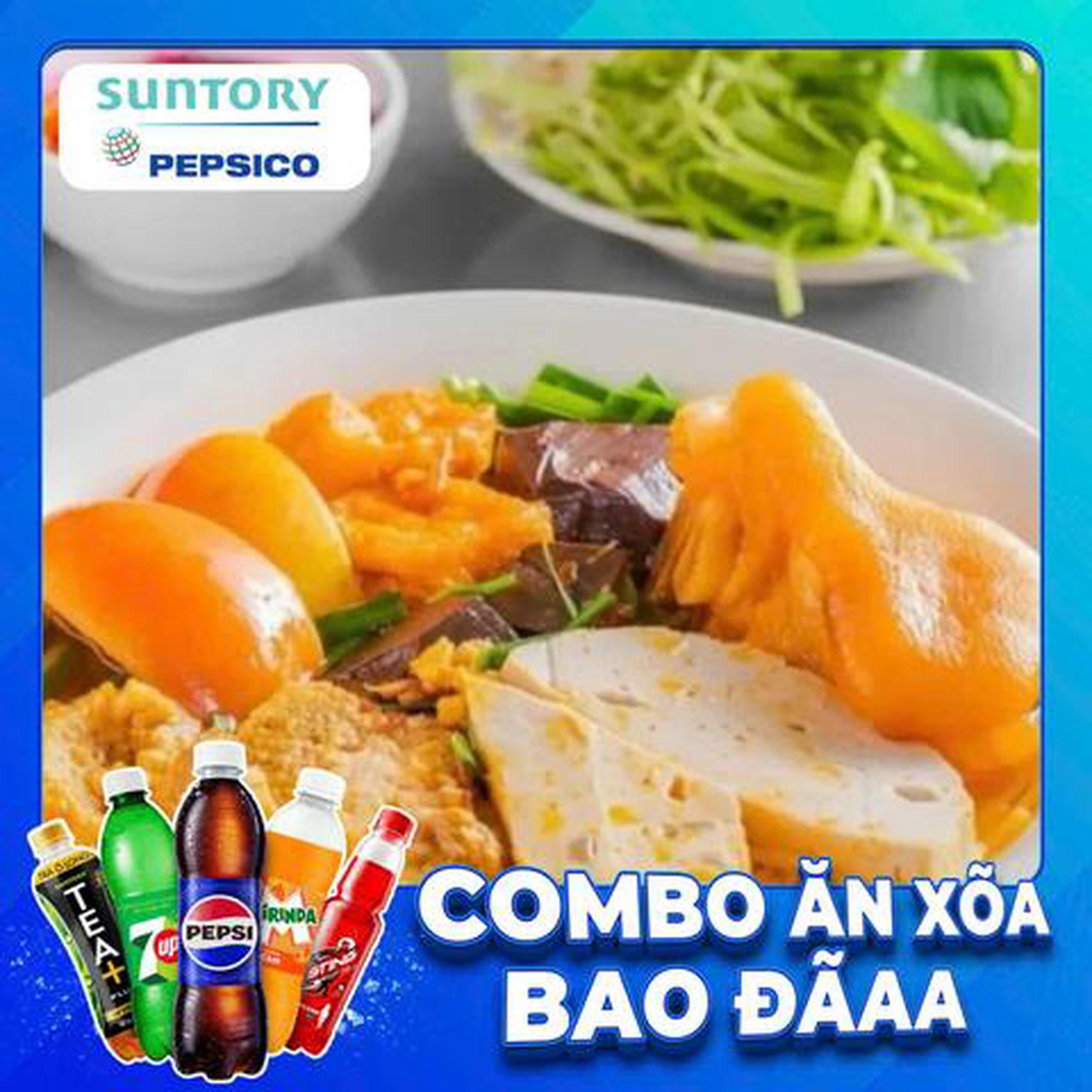 Hình ảnh COMBO BÚN RIÊU CUA CHẢ GIÒ HEO + NƯỚC NGỌT SPVB