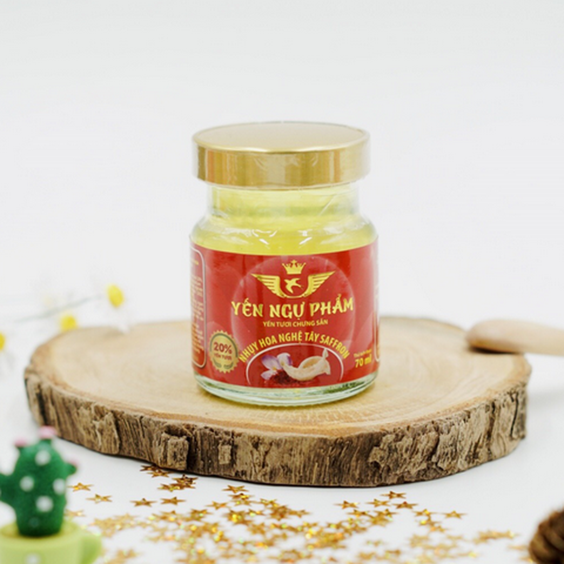 Hình ảnh Yến Chưng Vị Hoa Nghệ tây Saffron - 70ml