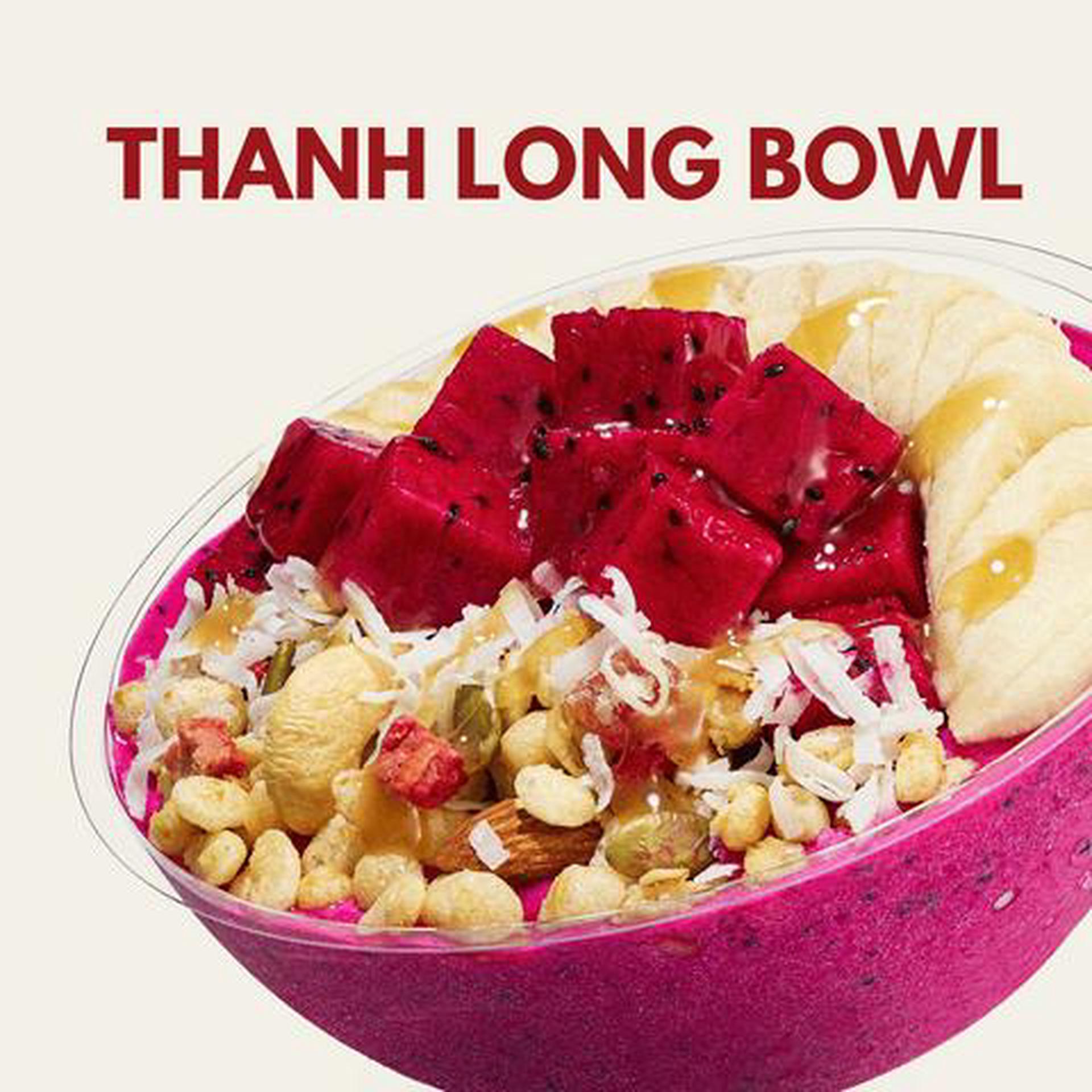 Hình ảnh Thanh Long Bowl (Thanh long, chuối, granola)