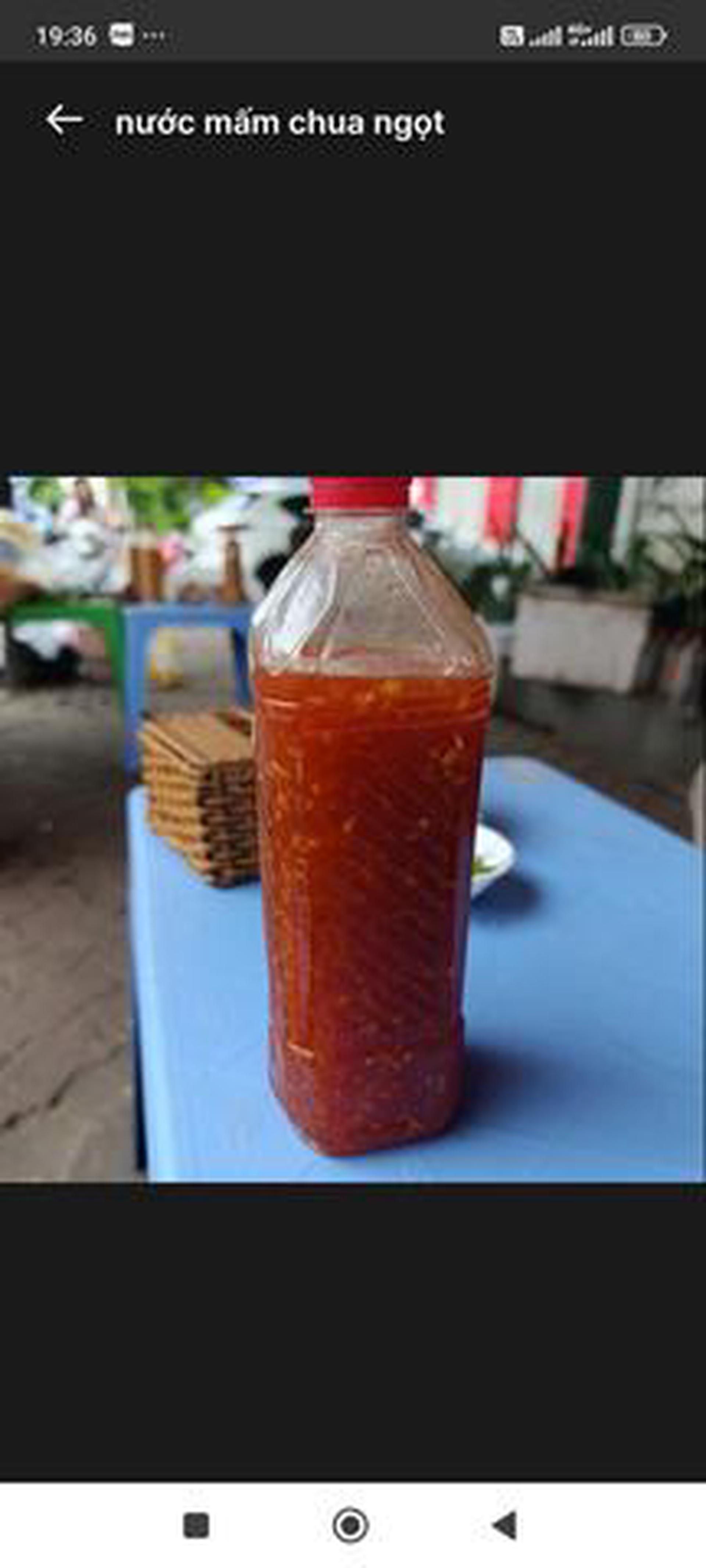 Hình ảnh nước mấm bún thịt nướng 900ml