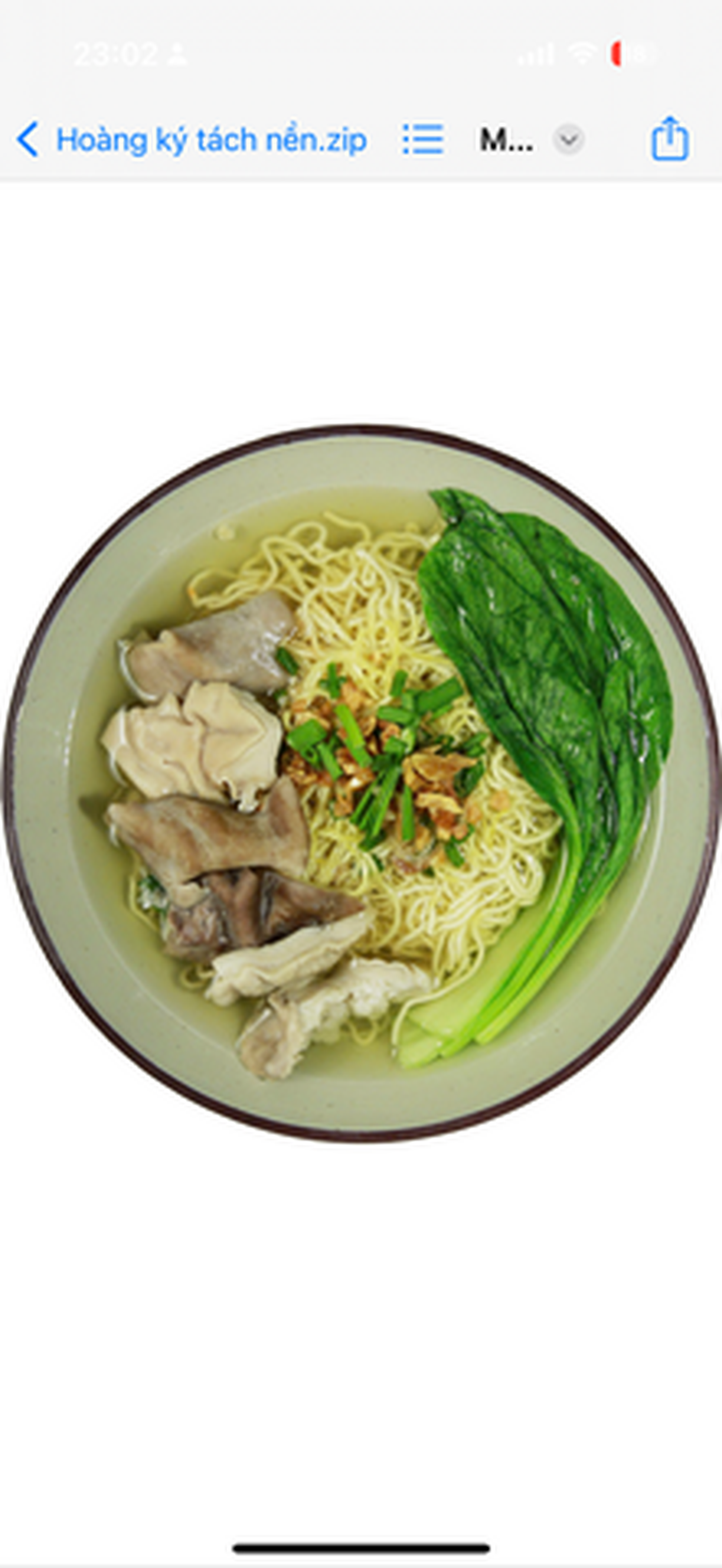 Hình ảnh Mì bao tử