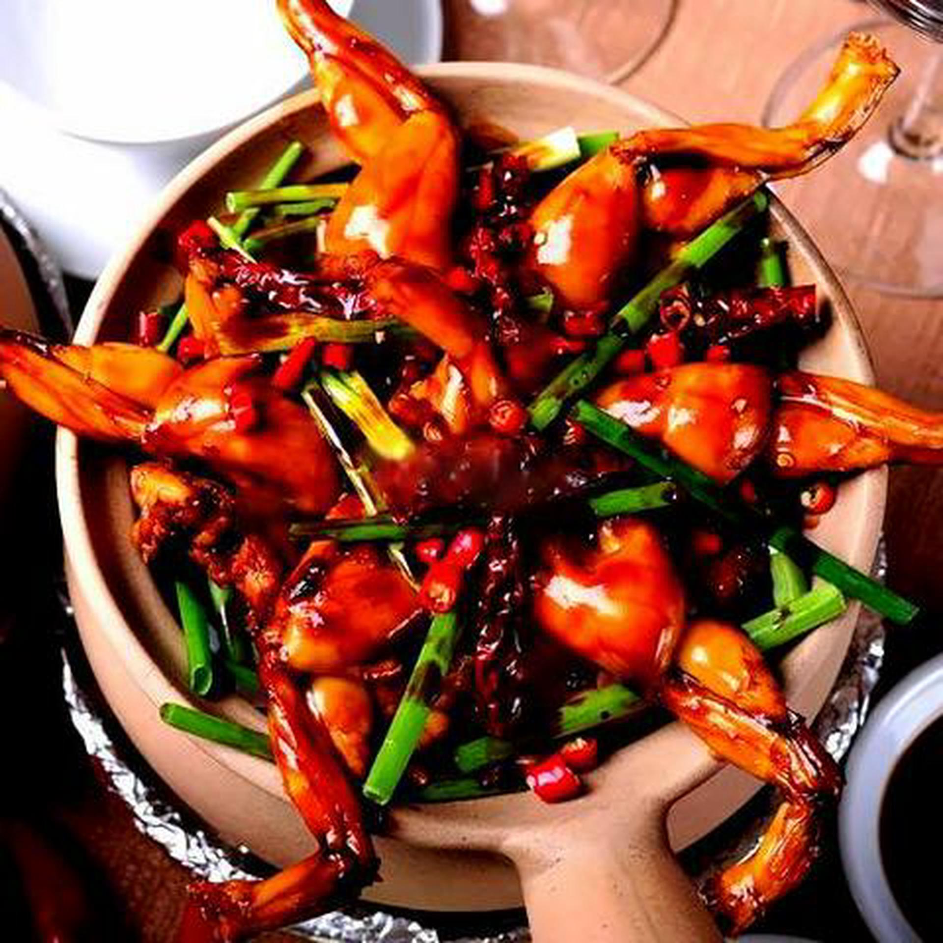 Hình ảnh Cháo hương hành + ếch kho sả - 1 con 