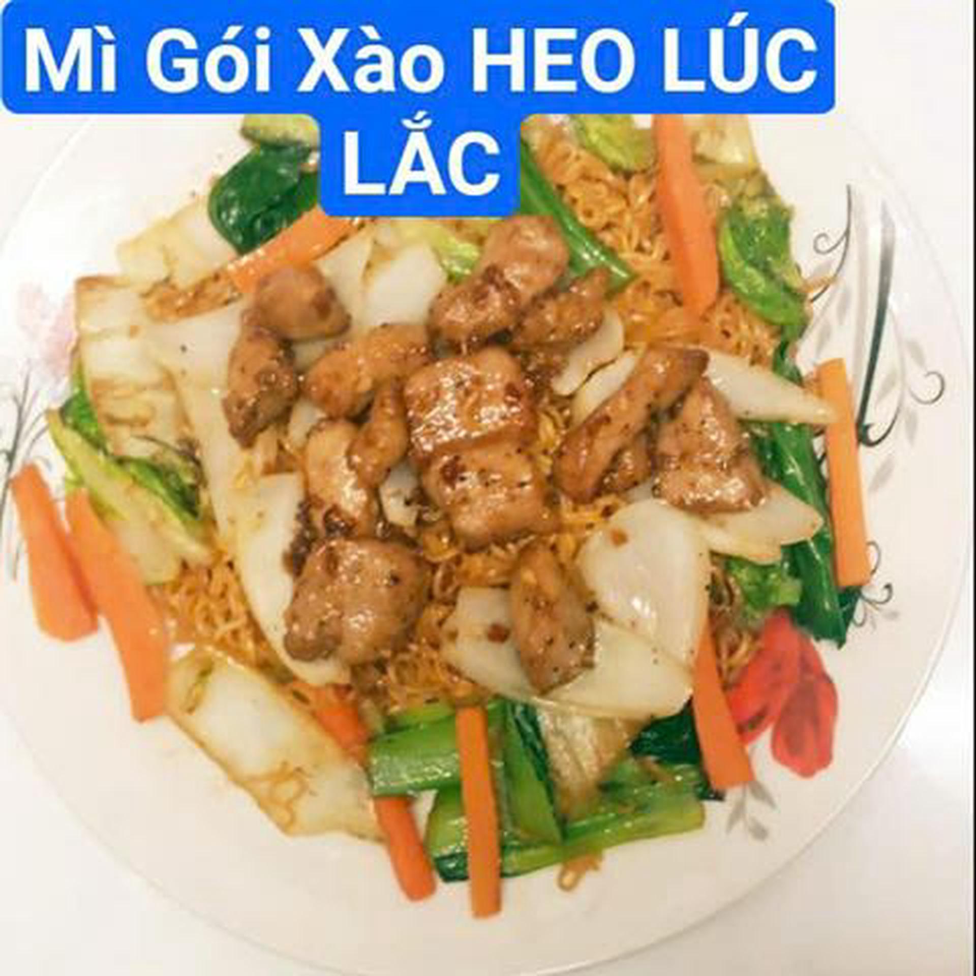 Hình ảnh Mì Gói Xào HEO LÚC LẮC TIÊU ĐEN 