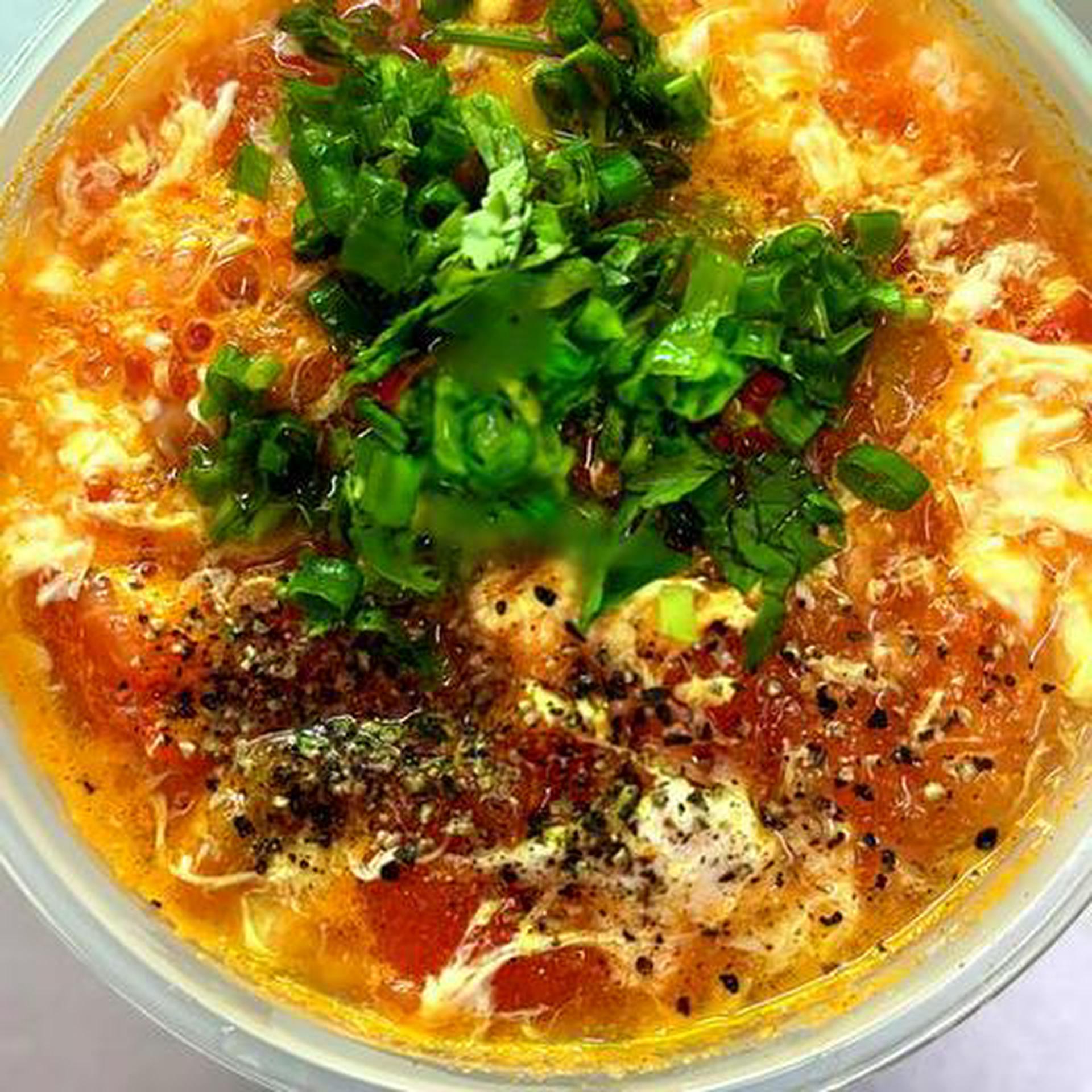 Hình ảnh Canh cà chua nấu trứng