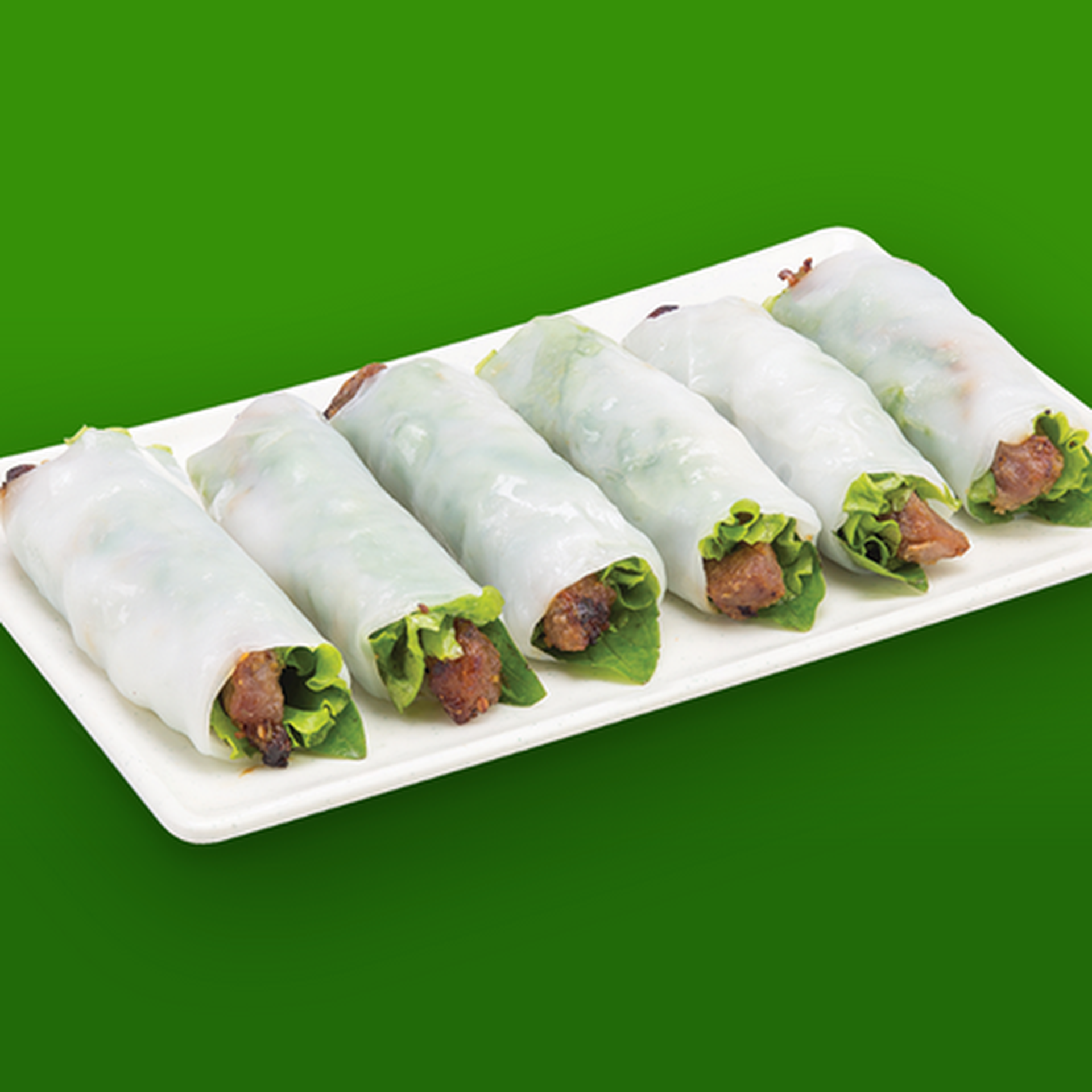 Hình ảnh Bánh ướt cuốn thịt nướng - 6 cuốn