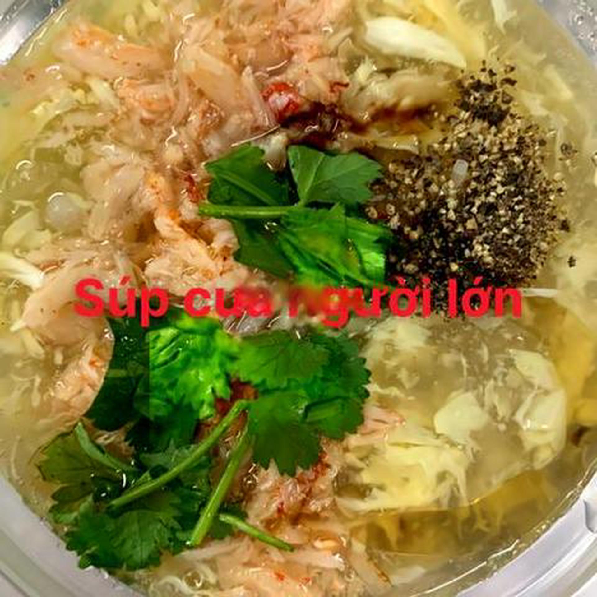 Hình ảnh 600g súp cua người lớn