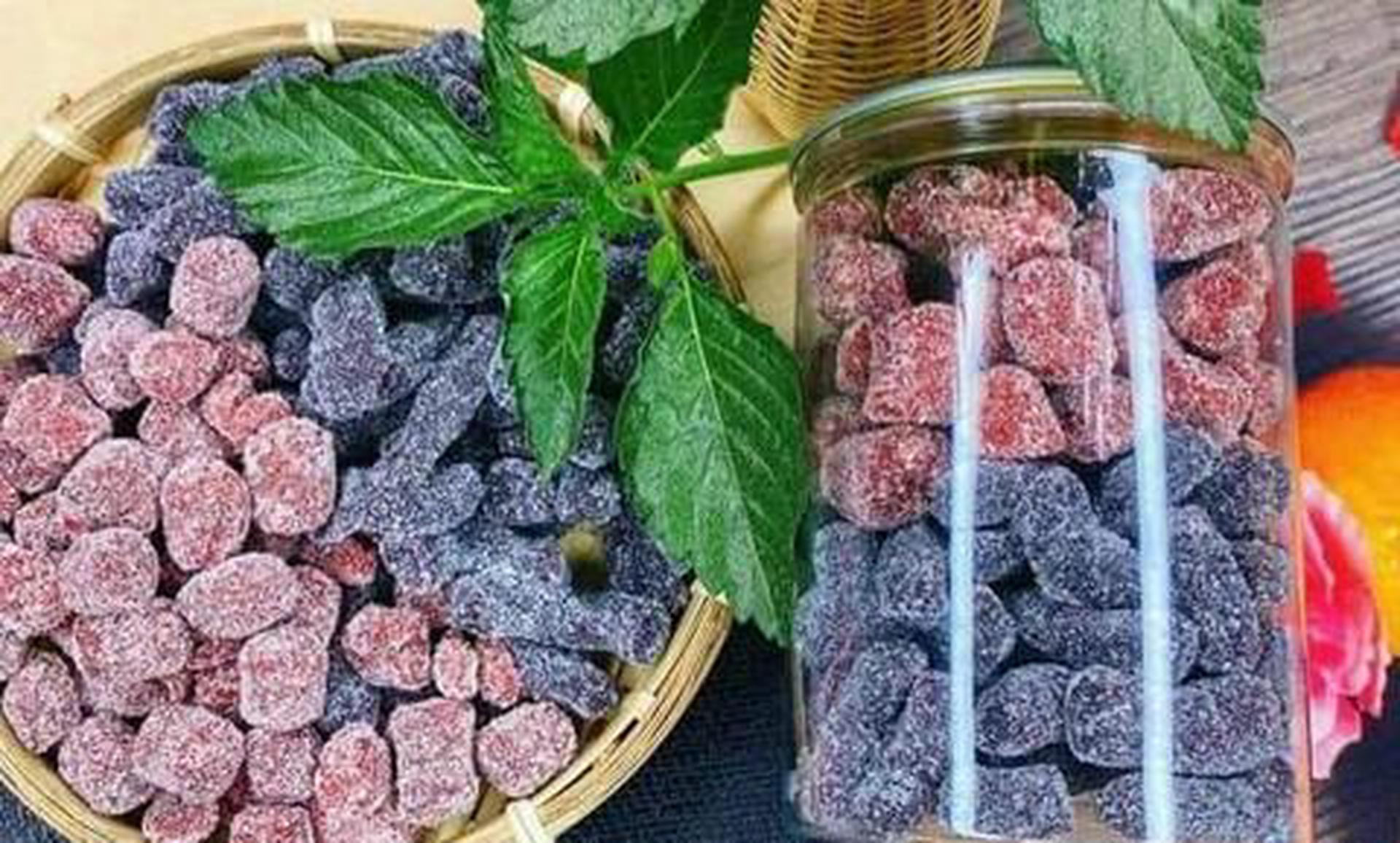 Hình ảnh 500Gram Kẹo Dâu Tây Dâu Tằm Siêu Ngon 