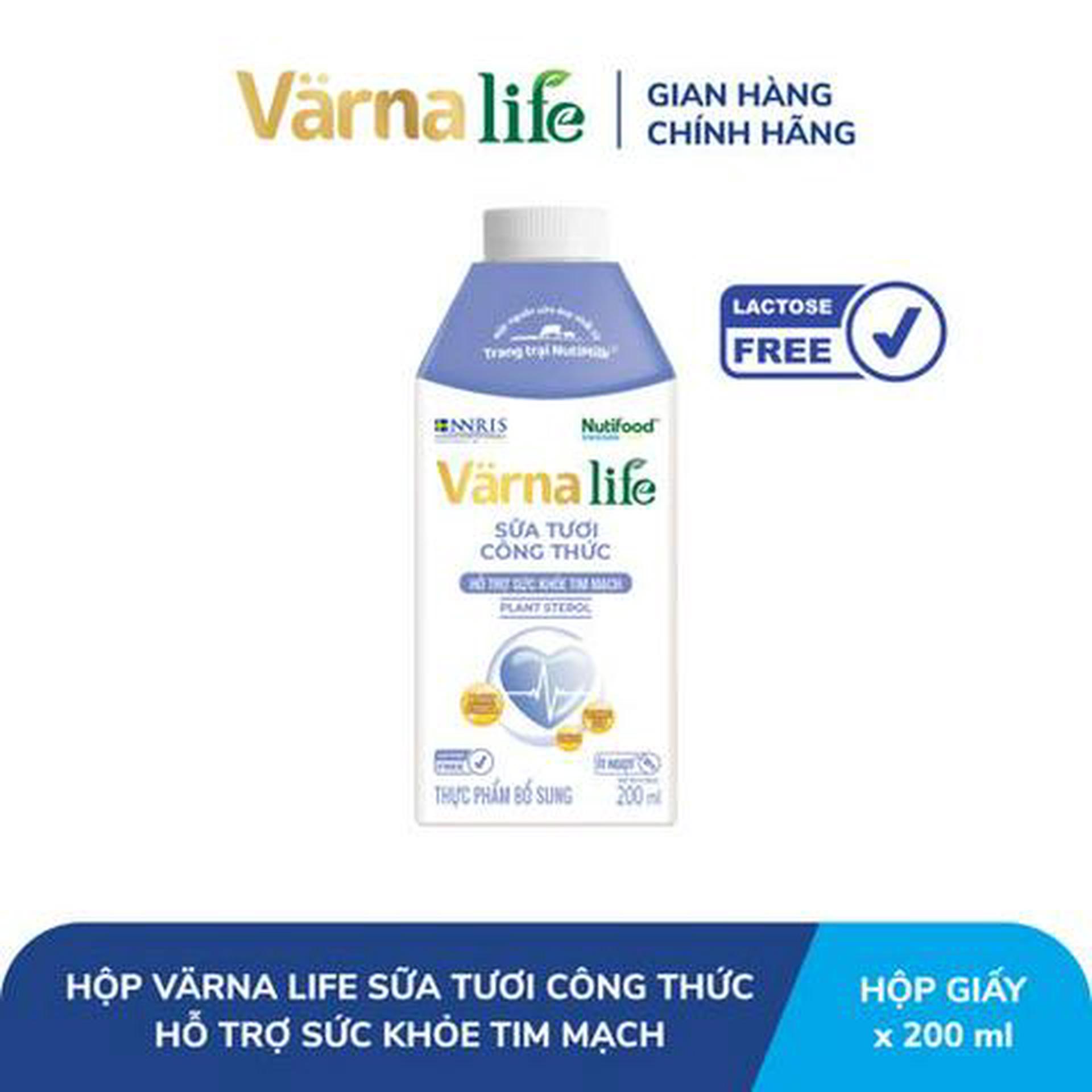 Hình ảnh Thực phẩm bổ sung Varna Life sữa tươi công thức (Tím) 200ml