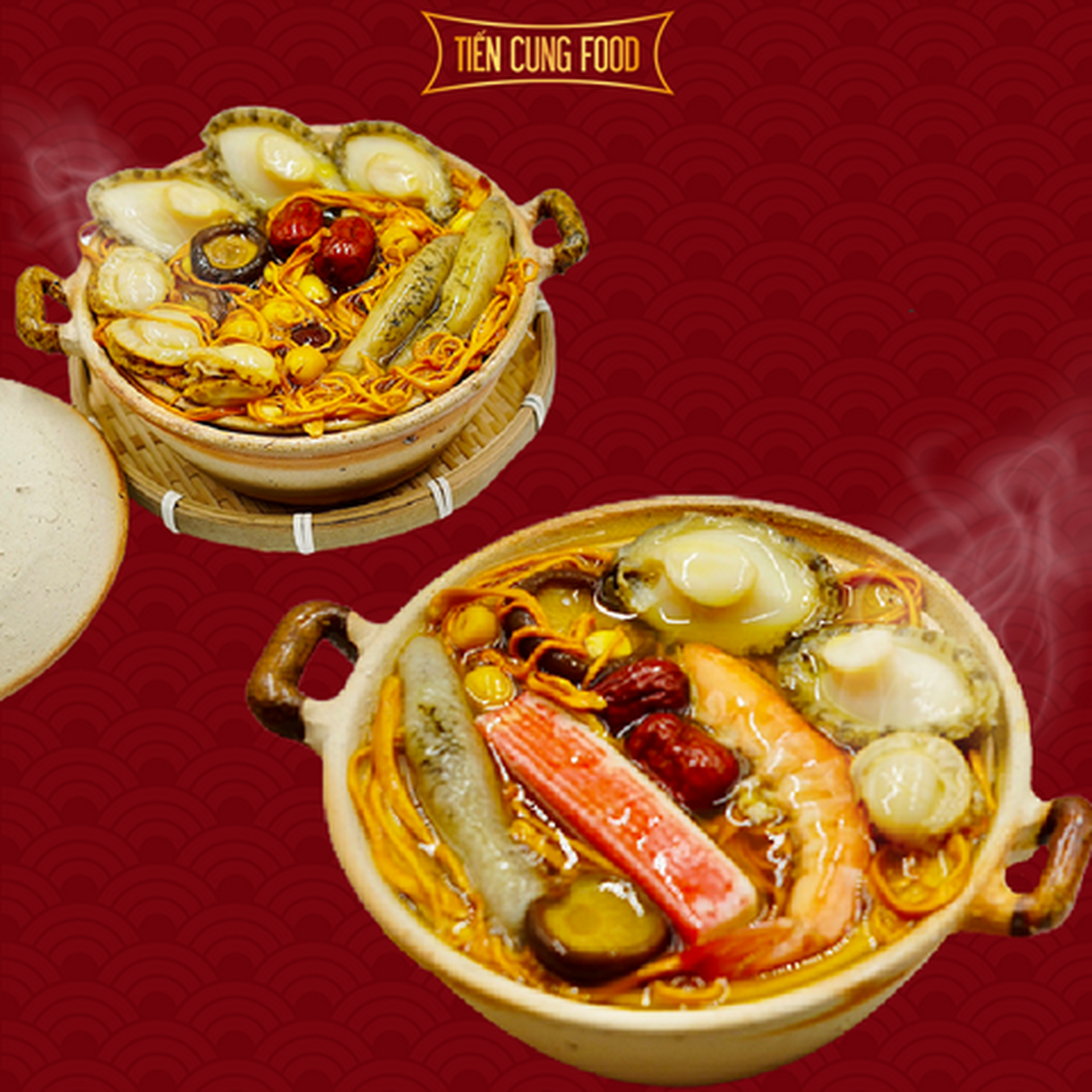 Hình ảnh COMBO 1 _ 2 món (Súp bào ngư Tiến vua + Súp bào ngư Hải Sâm )