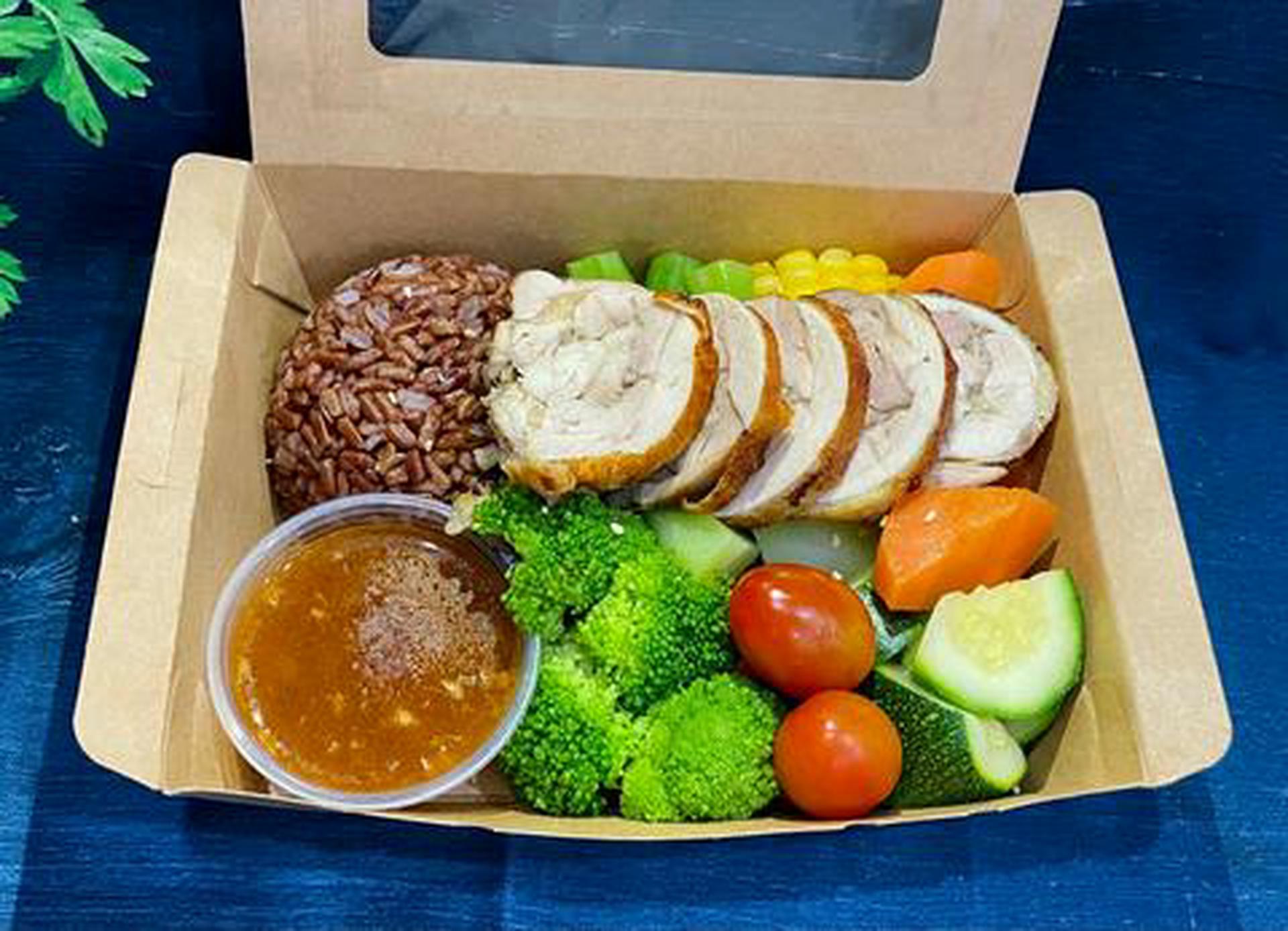 Hình ảnh Gà cuộn sốt sả