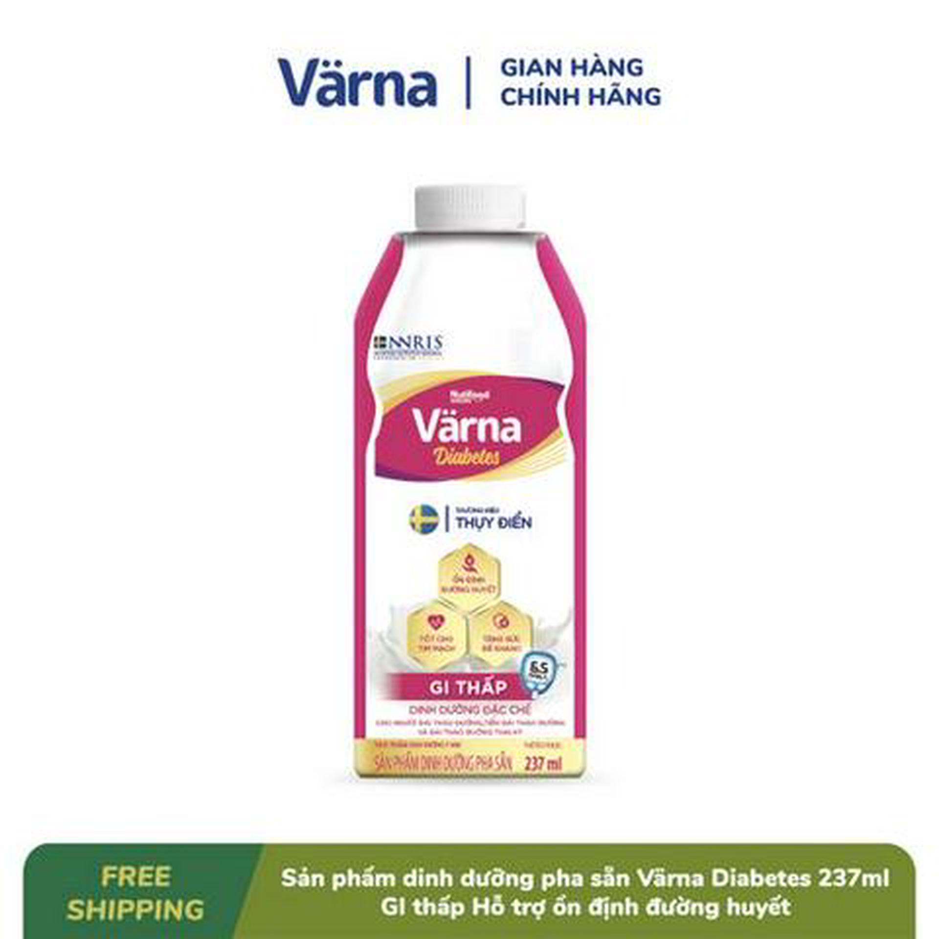 Hình ảnh Hộp sữa bột pha sẵn Varna Diabetes 237ml - Hỗ trợ ổn định đường huyết