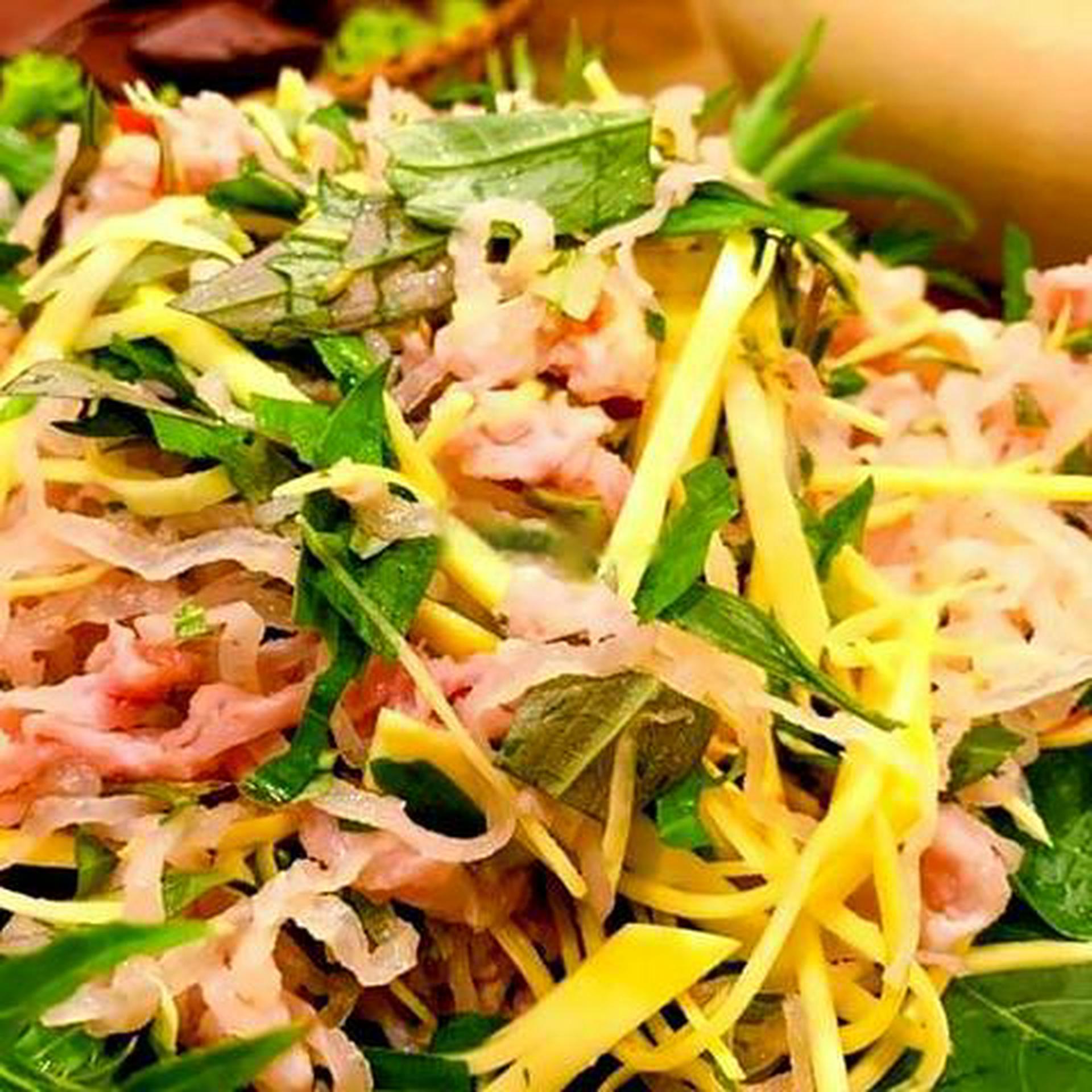 Hình ảnh Nem nắm trộn xoài