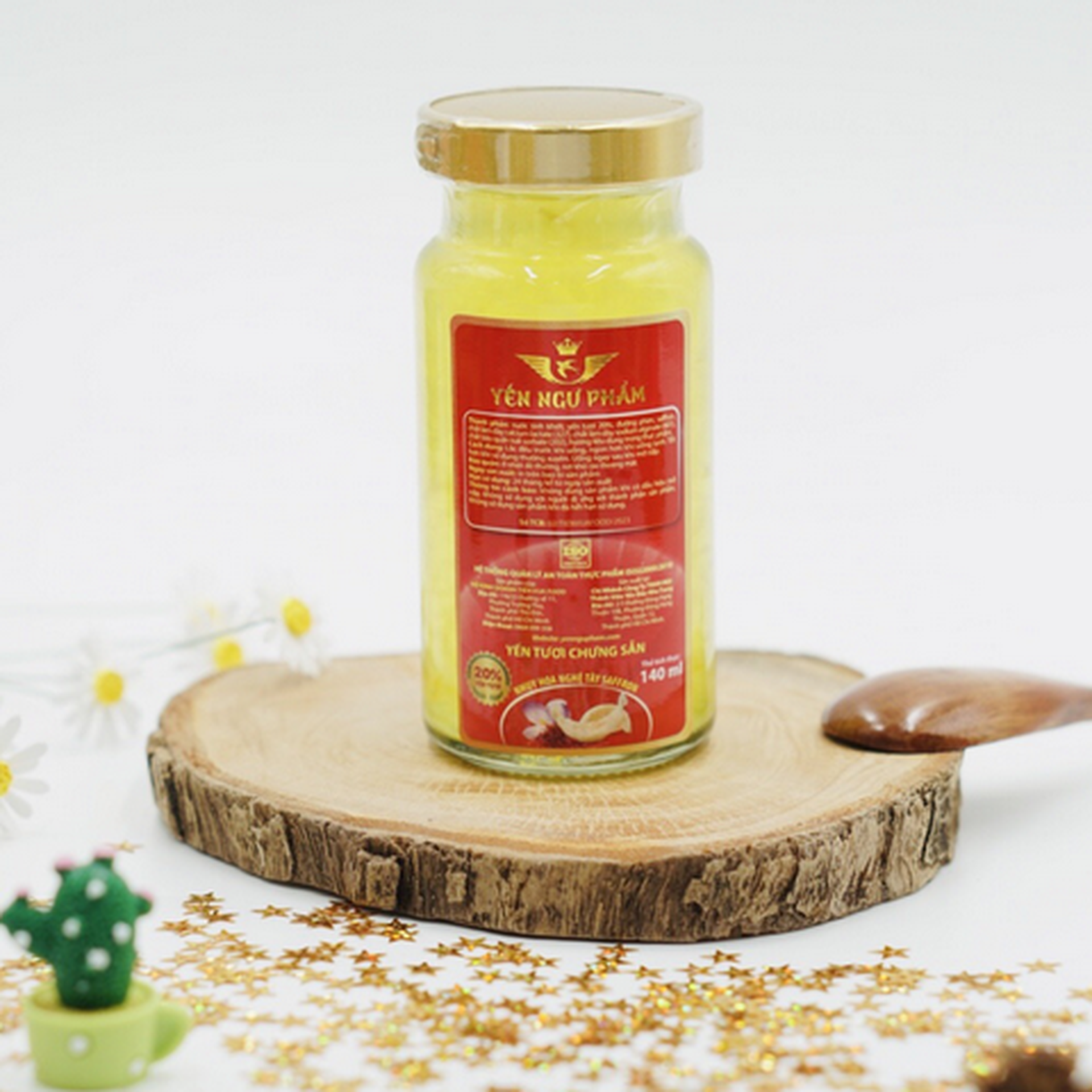 Hình ảnh Yến Chưng Vị Hoa Nghệ tây Saffron - 140ml