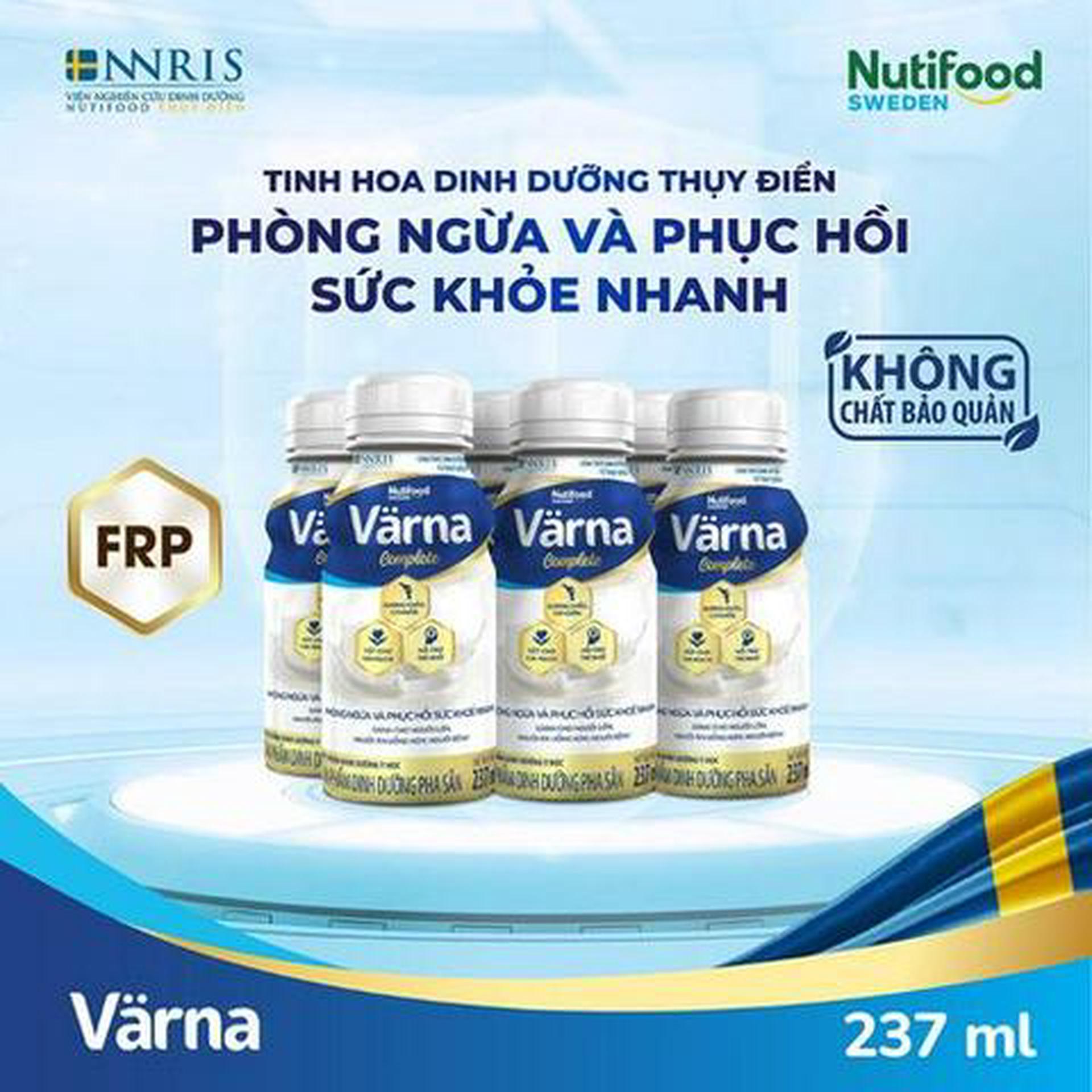 Hình ảnh Lốc 6 Chai Sữa Bột Pha Sẵn Varna Complete 237ml