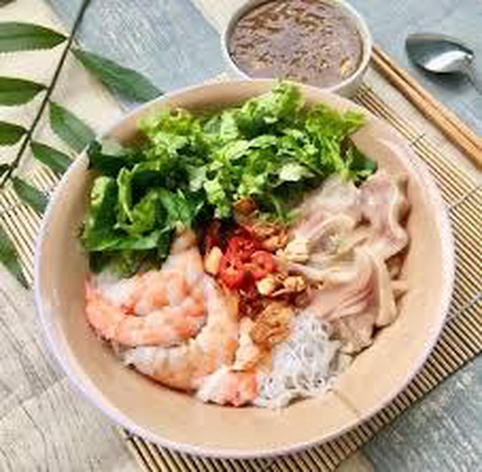 Hình ảnh Bún Mắm Nêm lỗ tai heo tôm