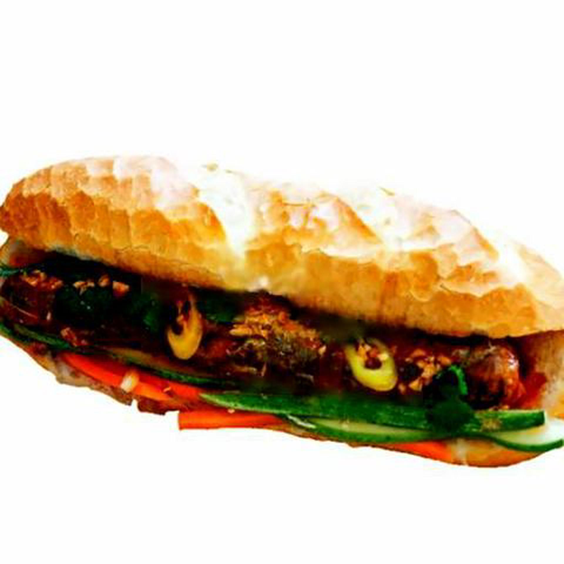 Hình ảnh Bánh mì cá hộp