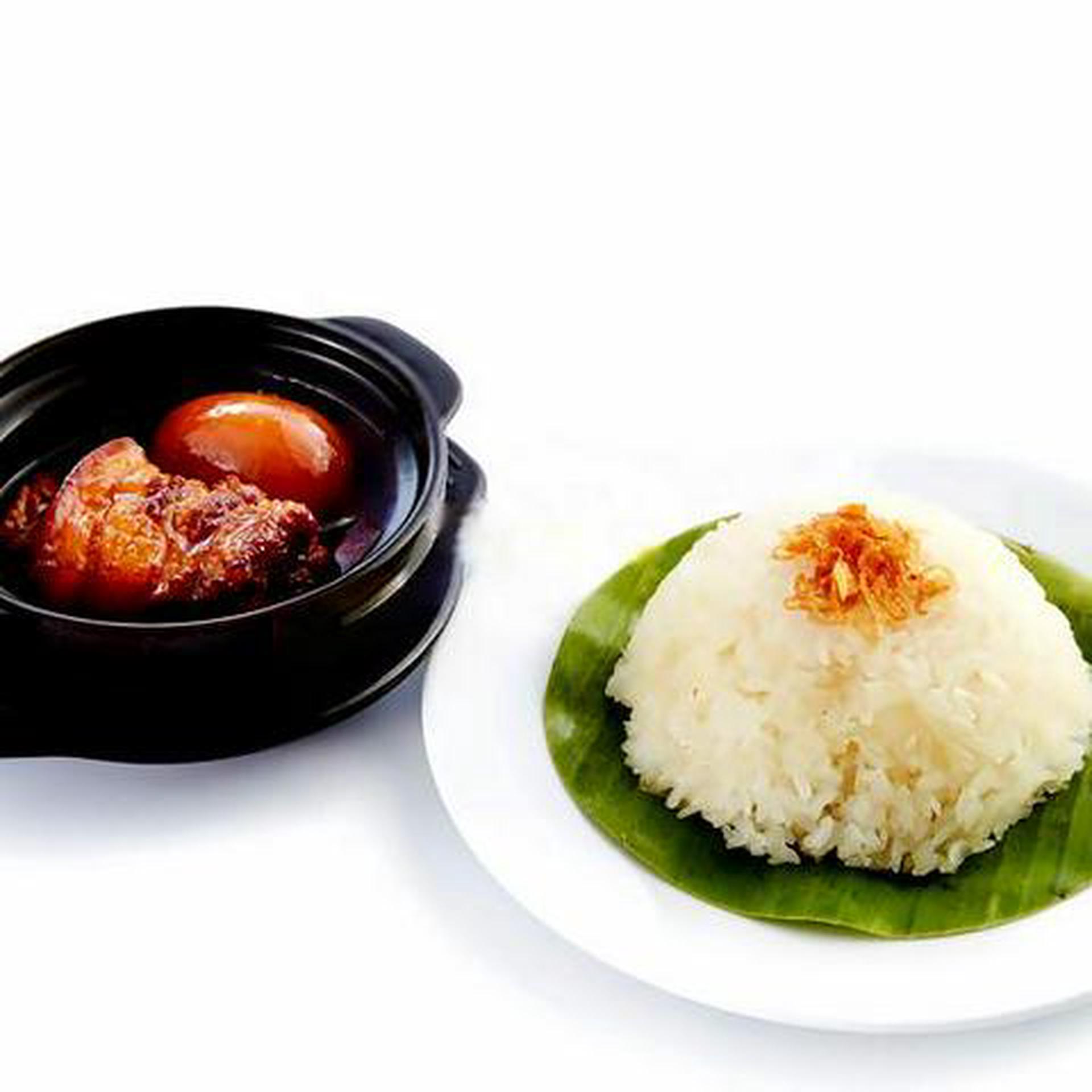 Hình ảnh Xôi Trắng Thịt Kho Trứng  Cút