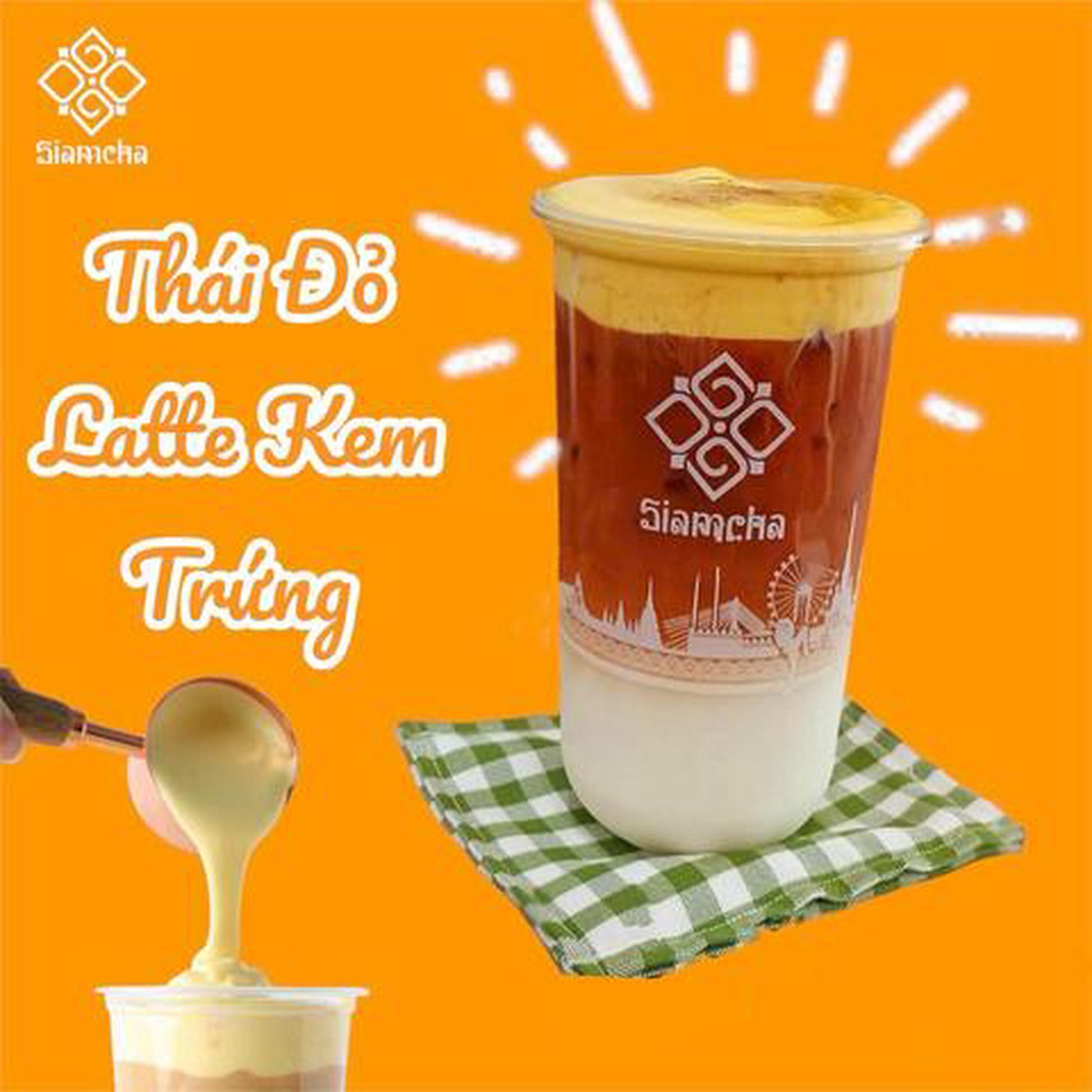 Hình ảnh Thái đỏ Latte kem trứng - Must try! 