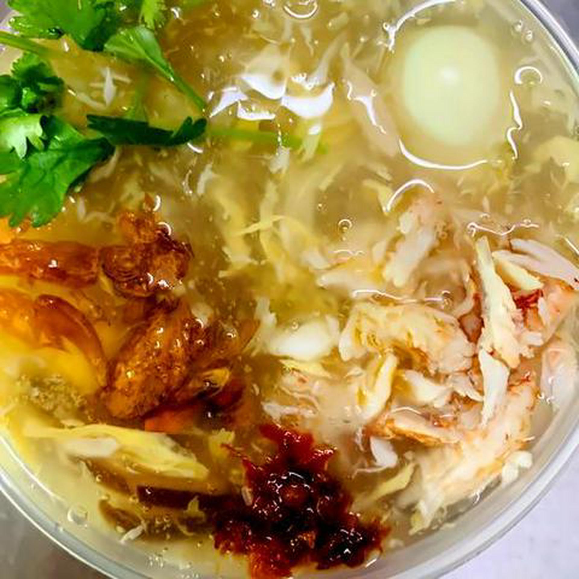 Hình ảnh Súp cua e bé