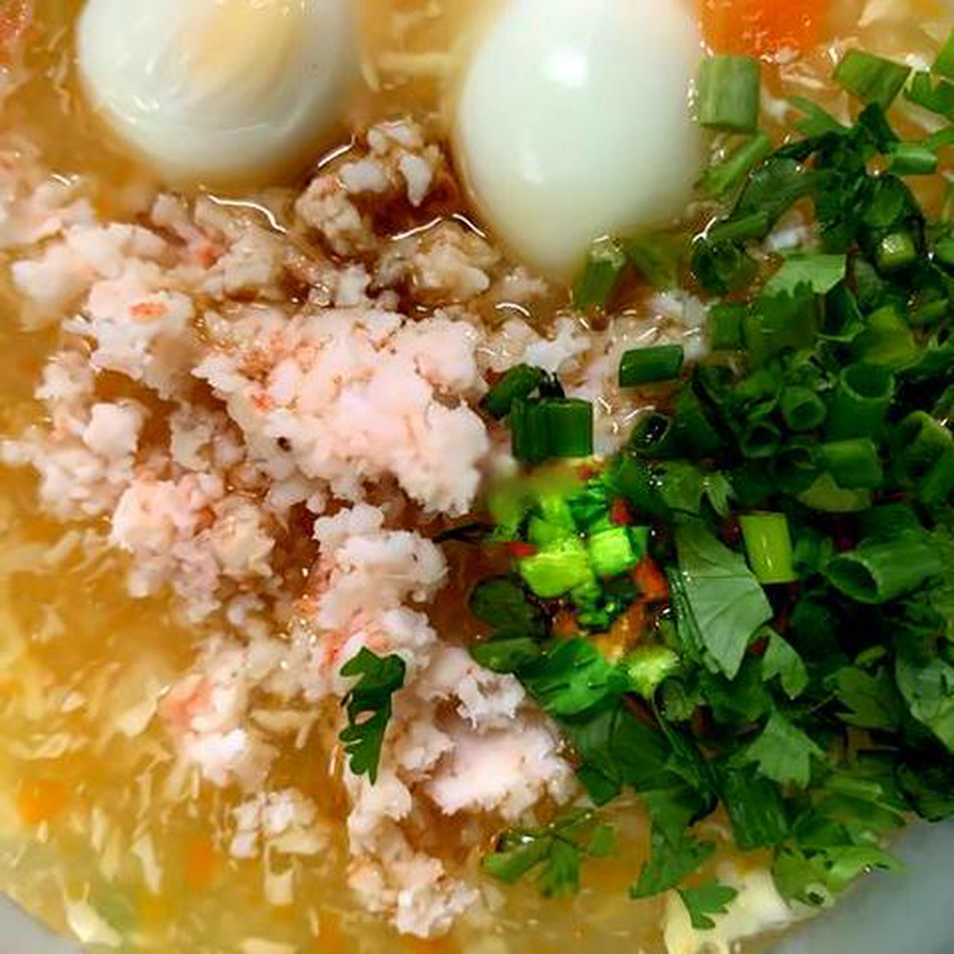 Hình ảnh Súp tôm xay e bé