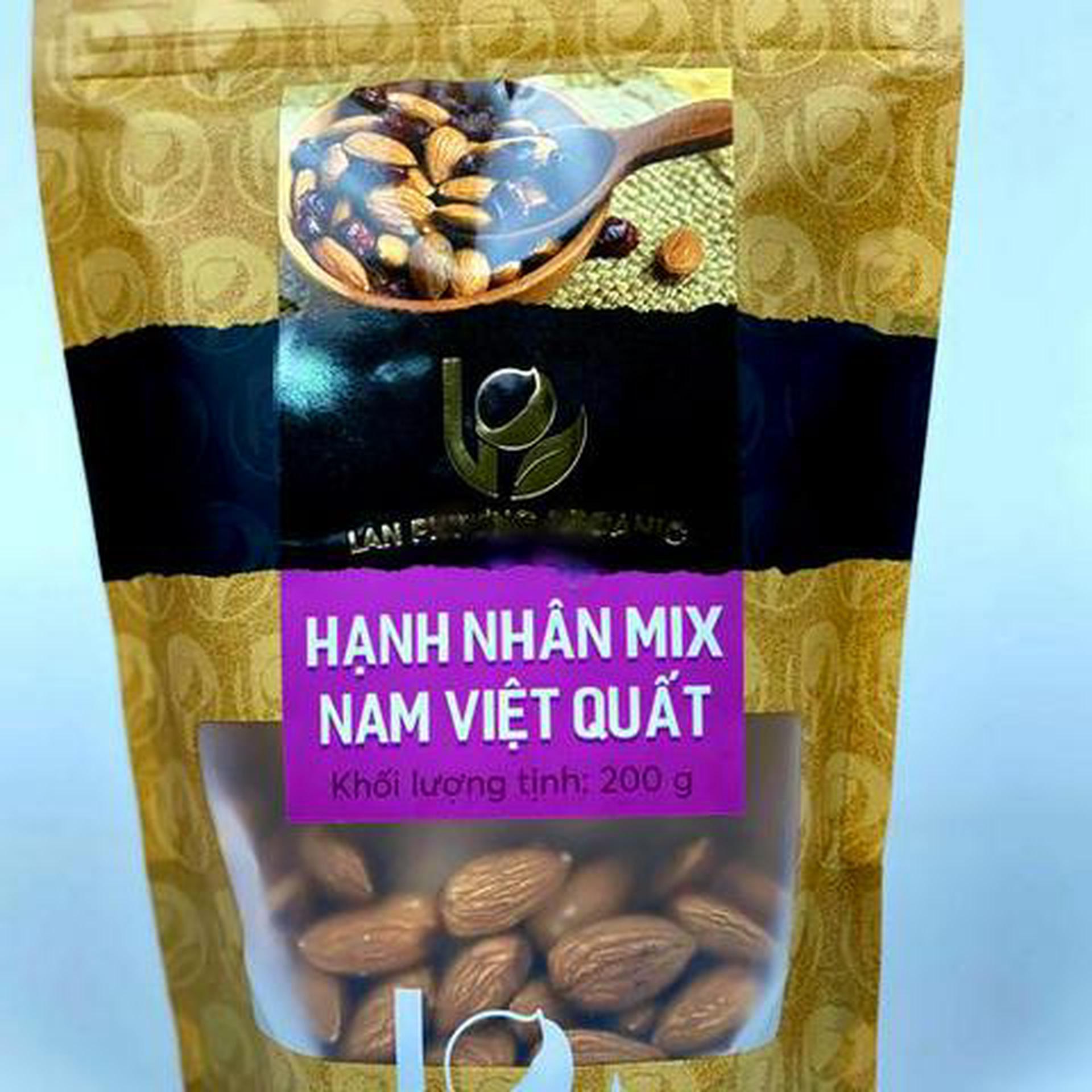Hình ảnh Hạnh nhân mix nam việt quất LP Lan Phương Organic 200g