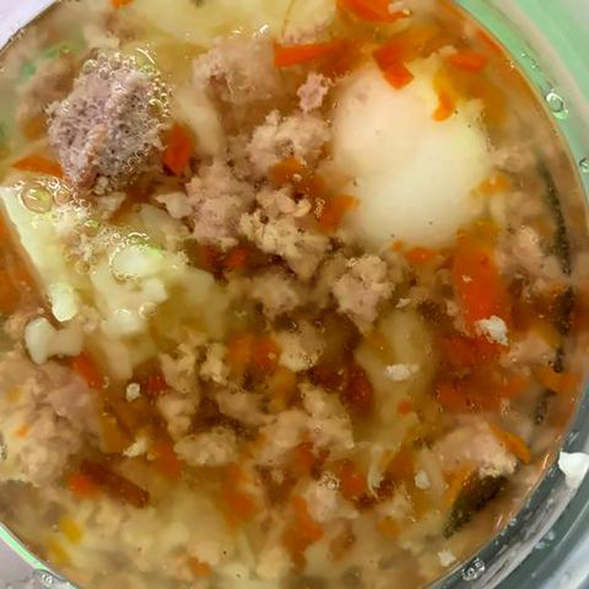 Hình ảnh Nui thịt bằm nứơc lỏng