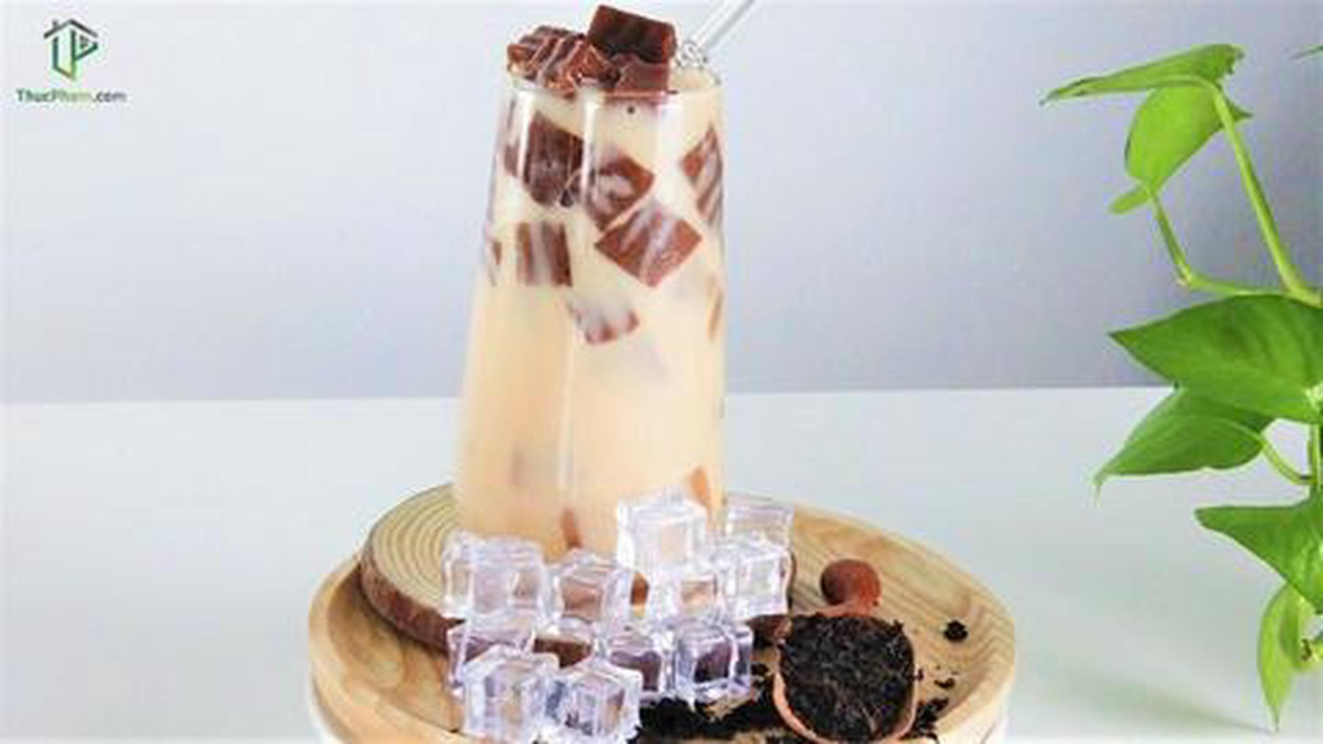 Hình ảnh Trà sữa Pudding socola