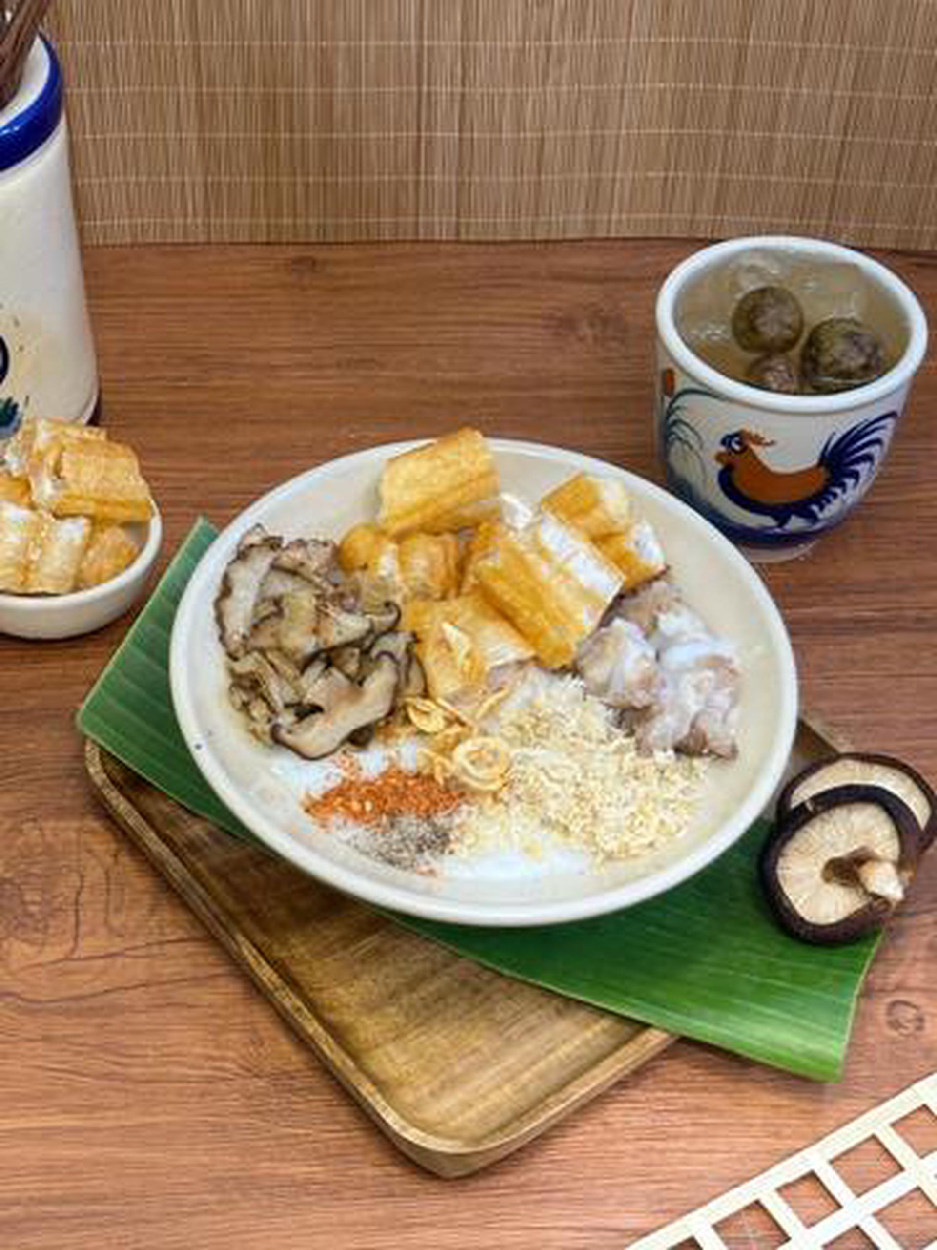 Hình ảnh Combo cháo sườn Hà Nội đủ đầy + Nước trái cây bất kỳ