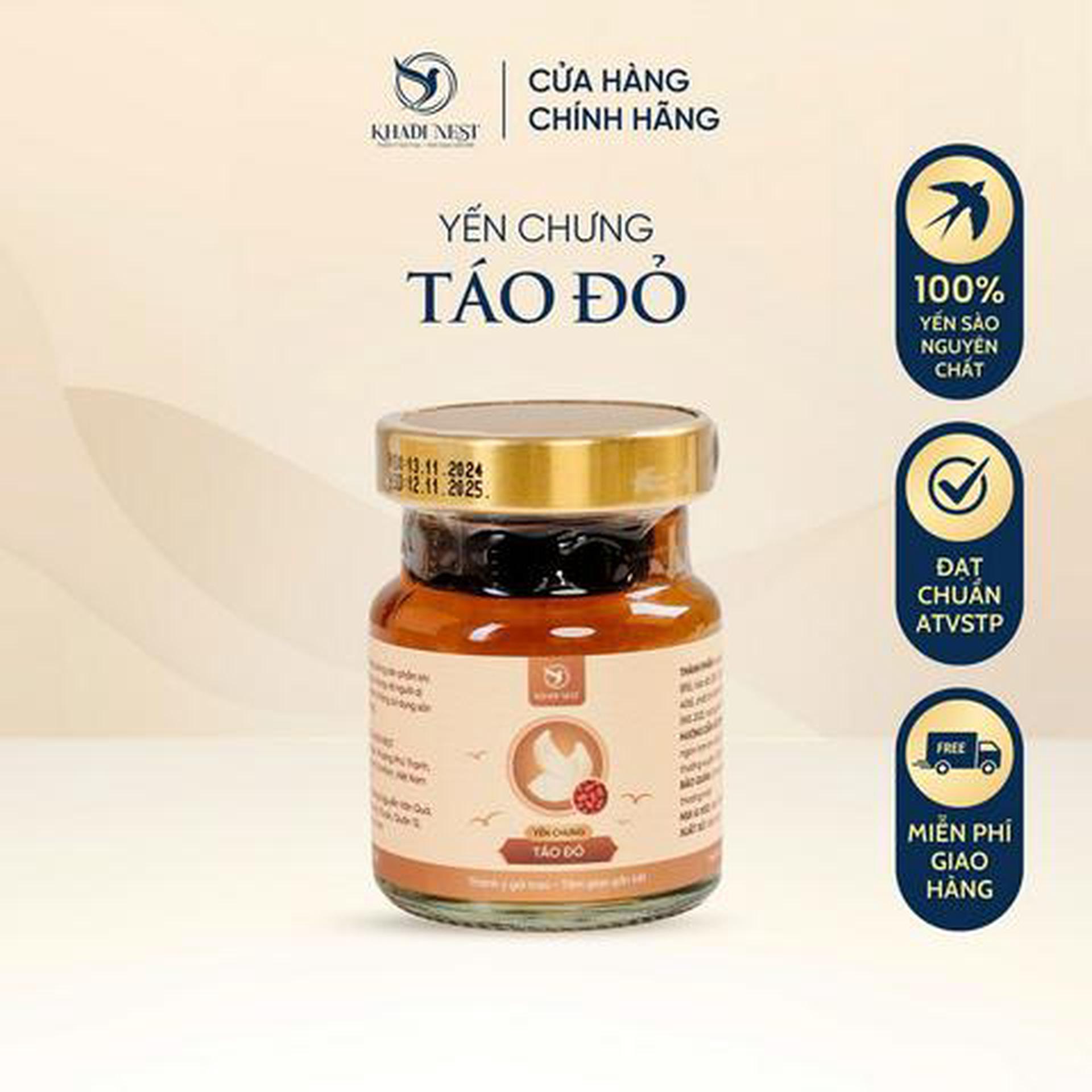Hình ảnh Yến chưng táo đỏ - 1 hũ