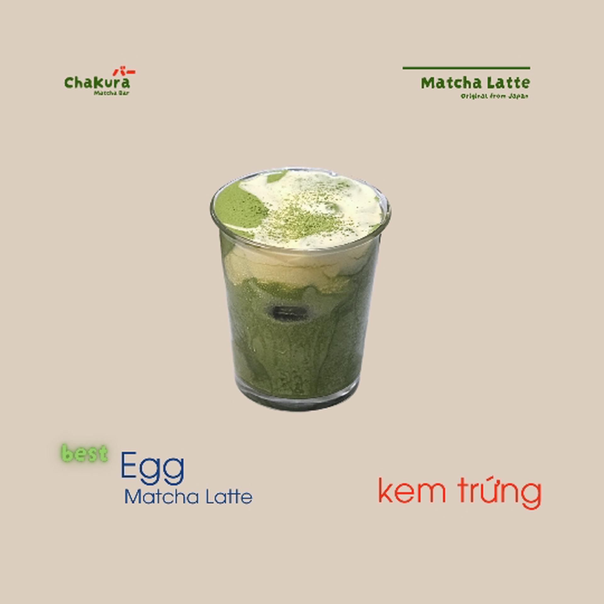 Hình ảnh Egg matcha latte