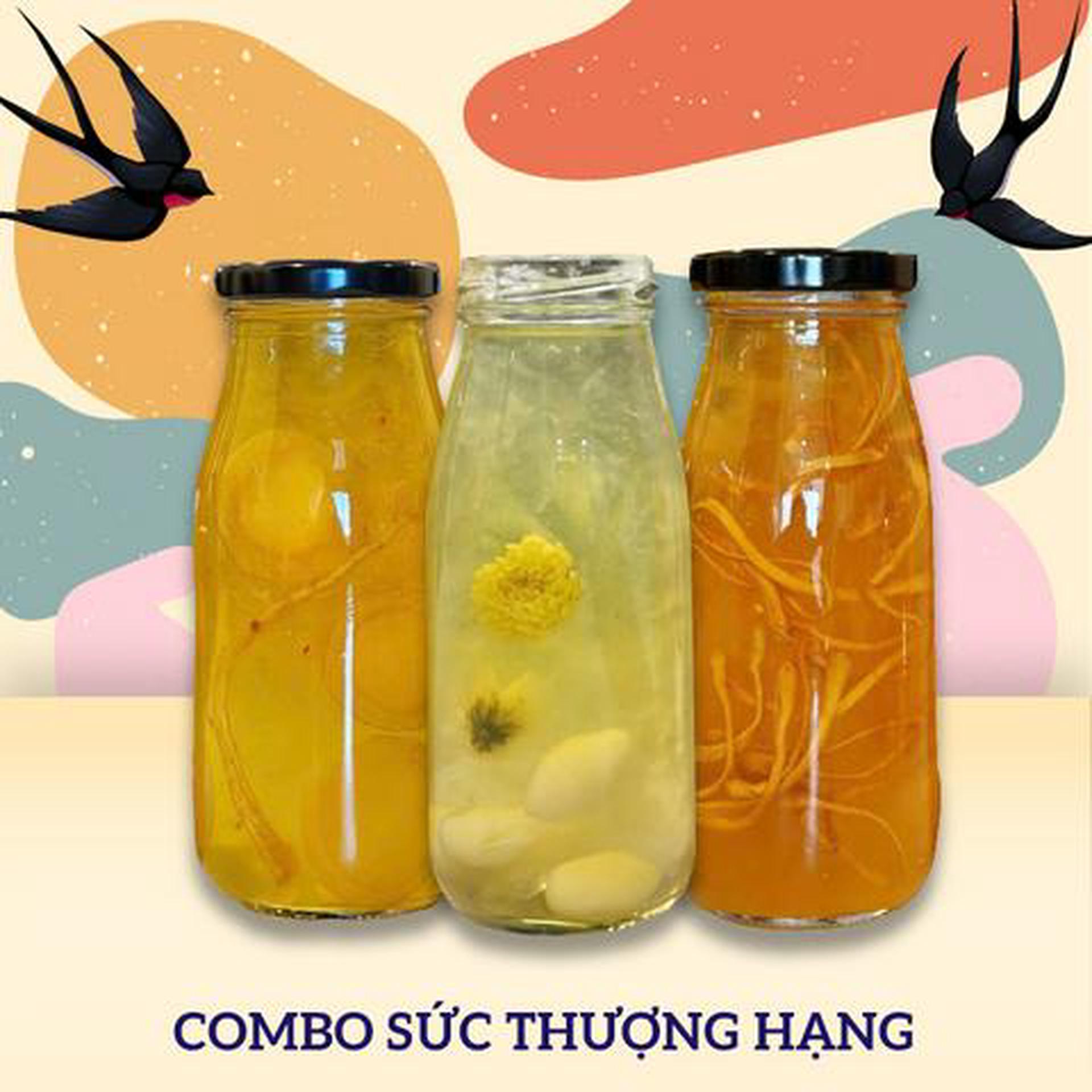 Hình ảnh COMBO 3 HŨ YẾN CHƯNG 75ML