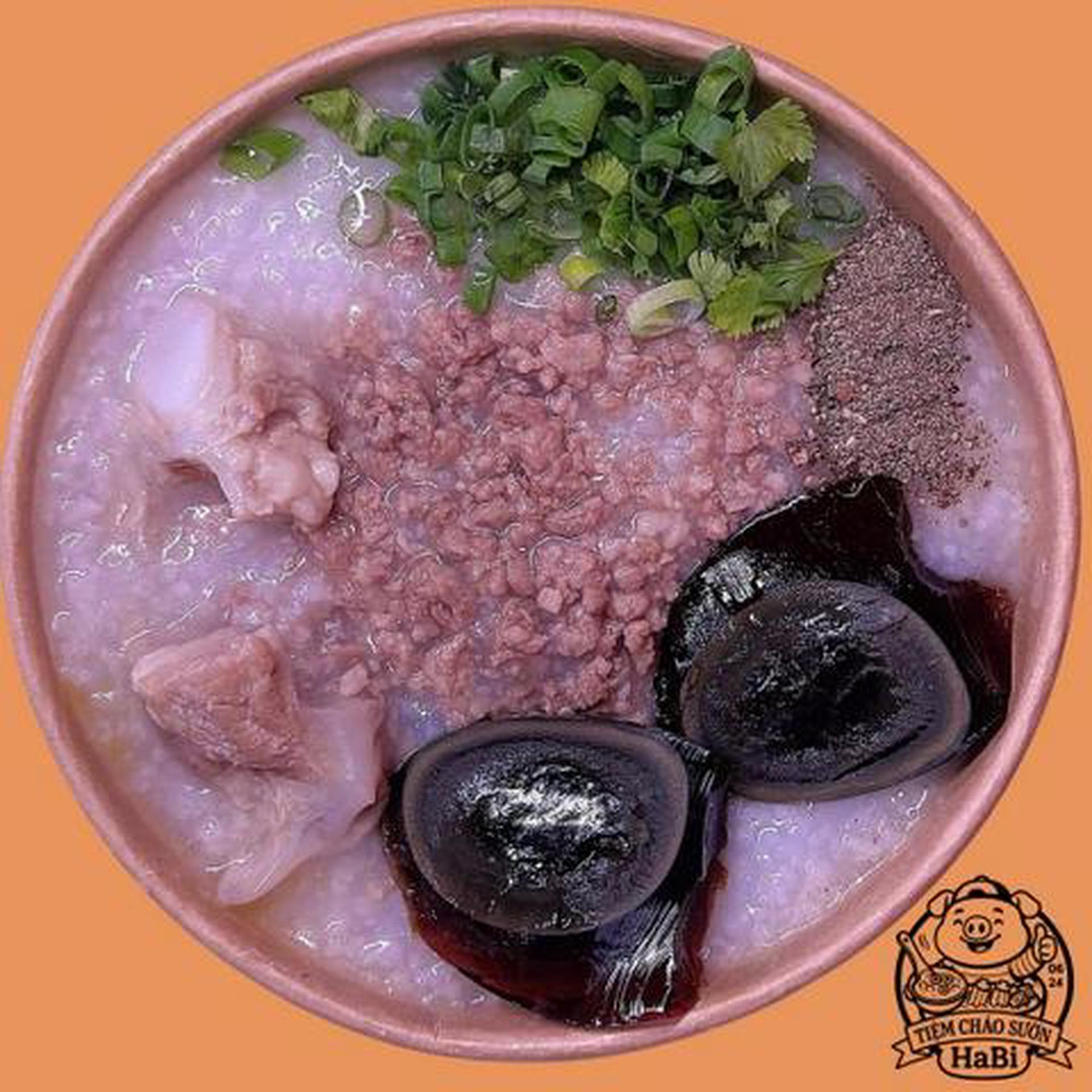 Hình ảnh Cháo sườn trứng bắc thảo