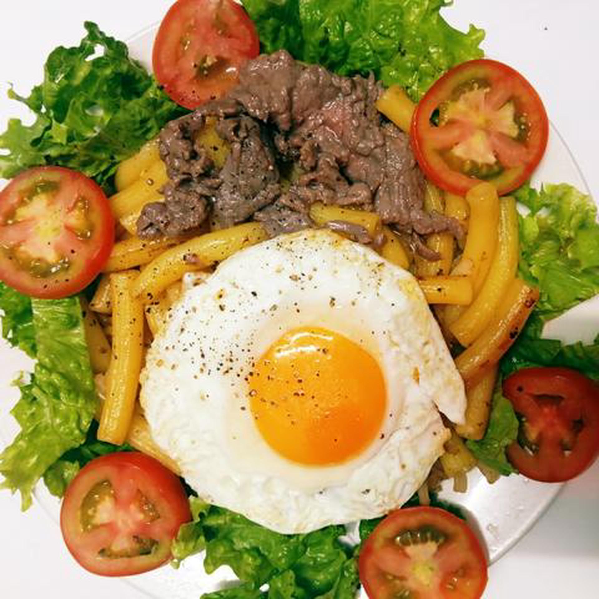 Hình ảnh Nui Xào Bò Trứng 