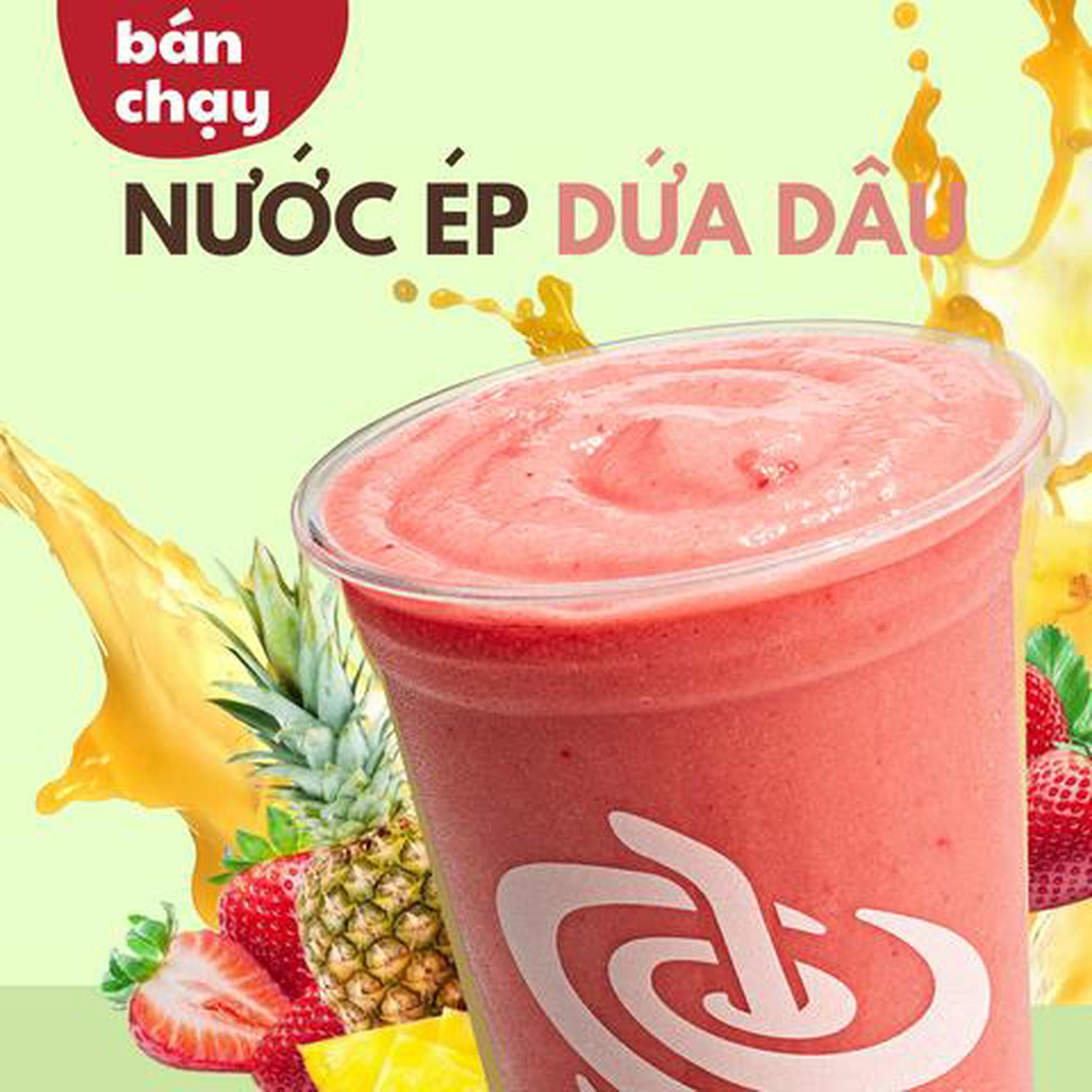 Hình ảnh Nước Ép Dứa Dâu 