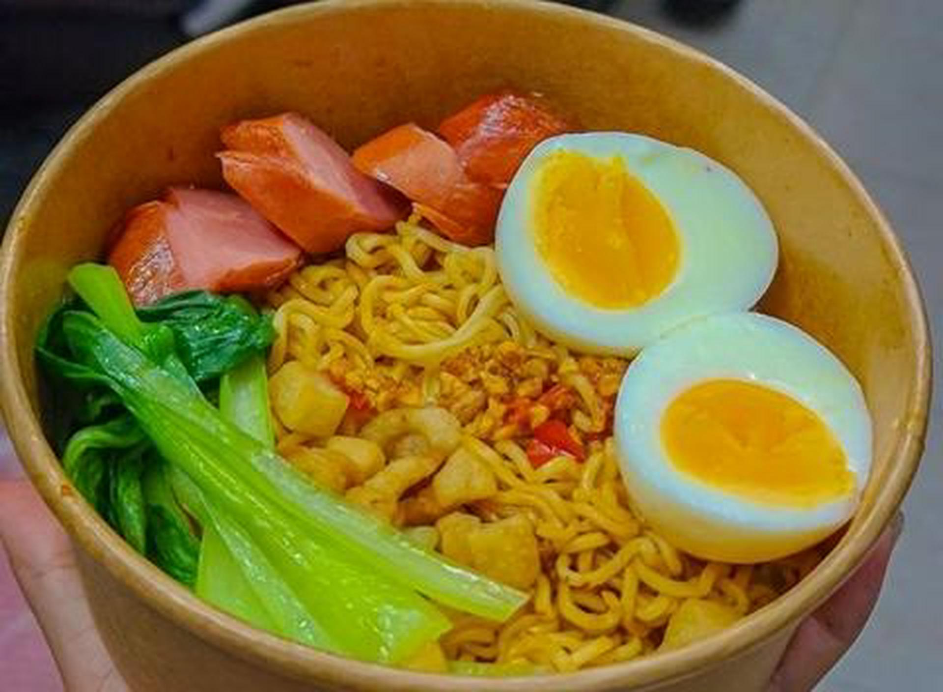 Hình ảnh mỳ trộn trứng ( 2 gói )