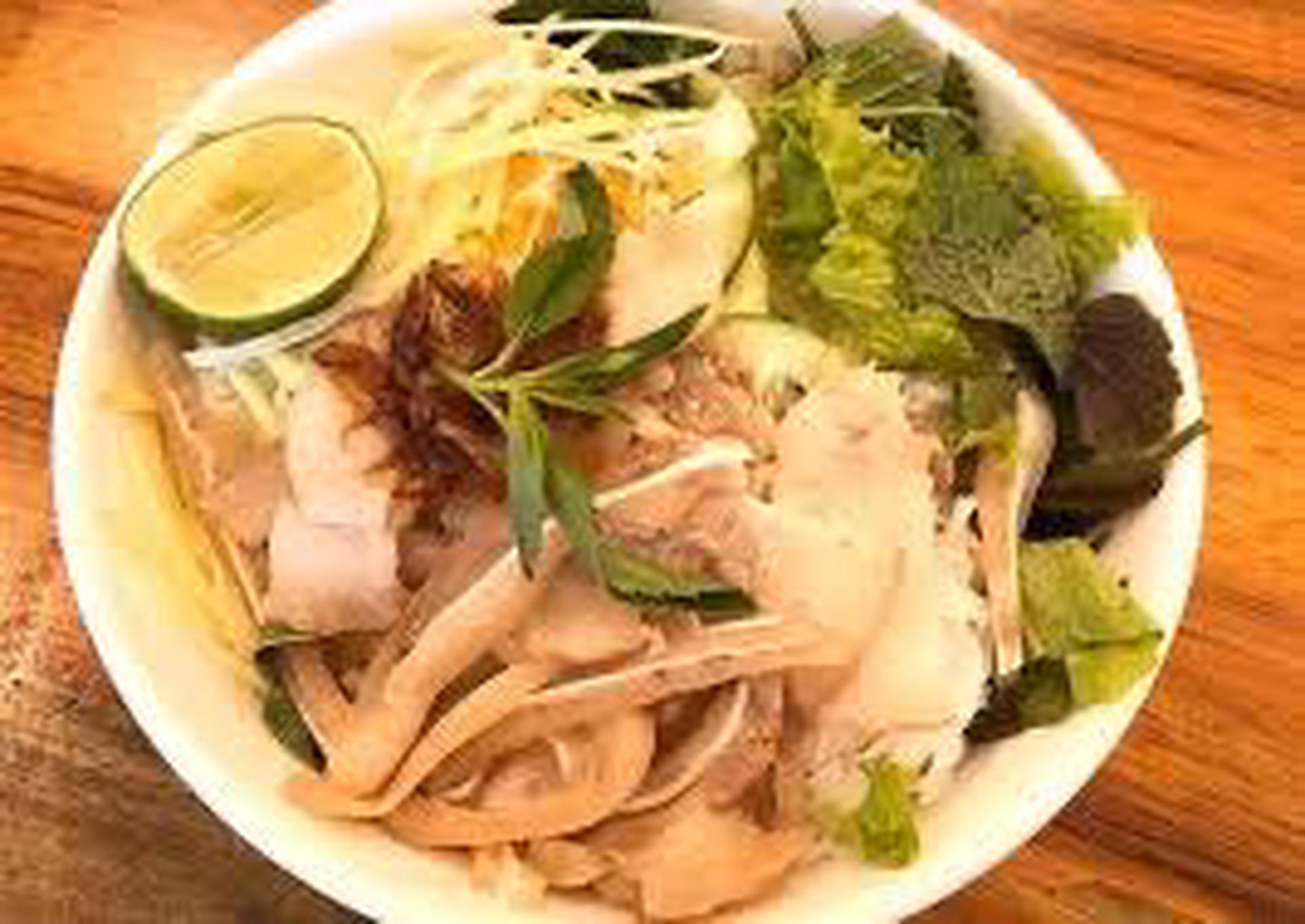 Hình ảnh Bún mắm nêm lỗ tai heo