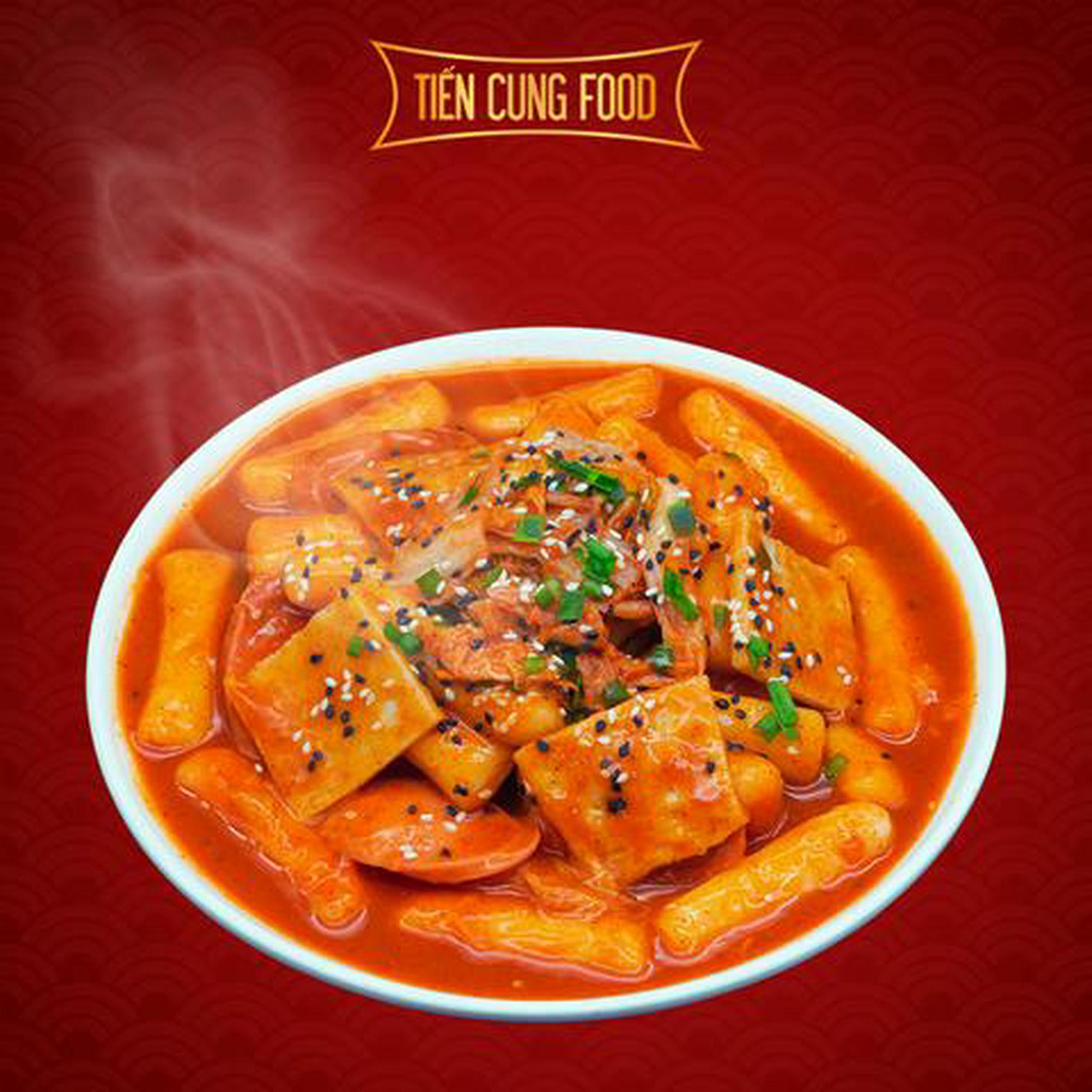 Hình ảnh Tokbokki - Topping Chả Cá - Xúc Xích Sốt Cay Hàn Quốc
