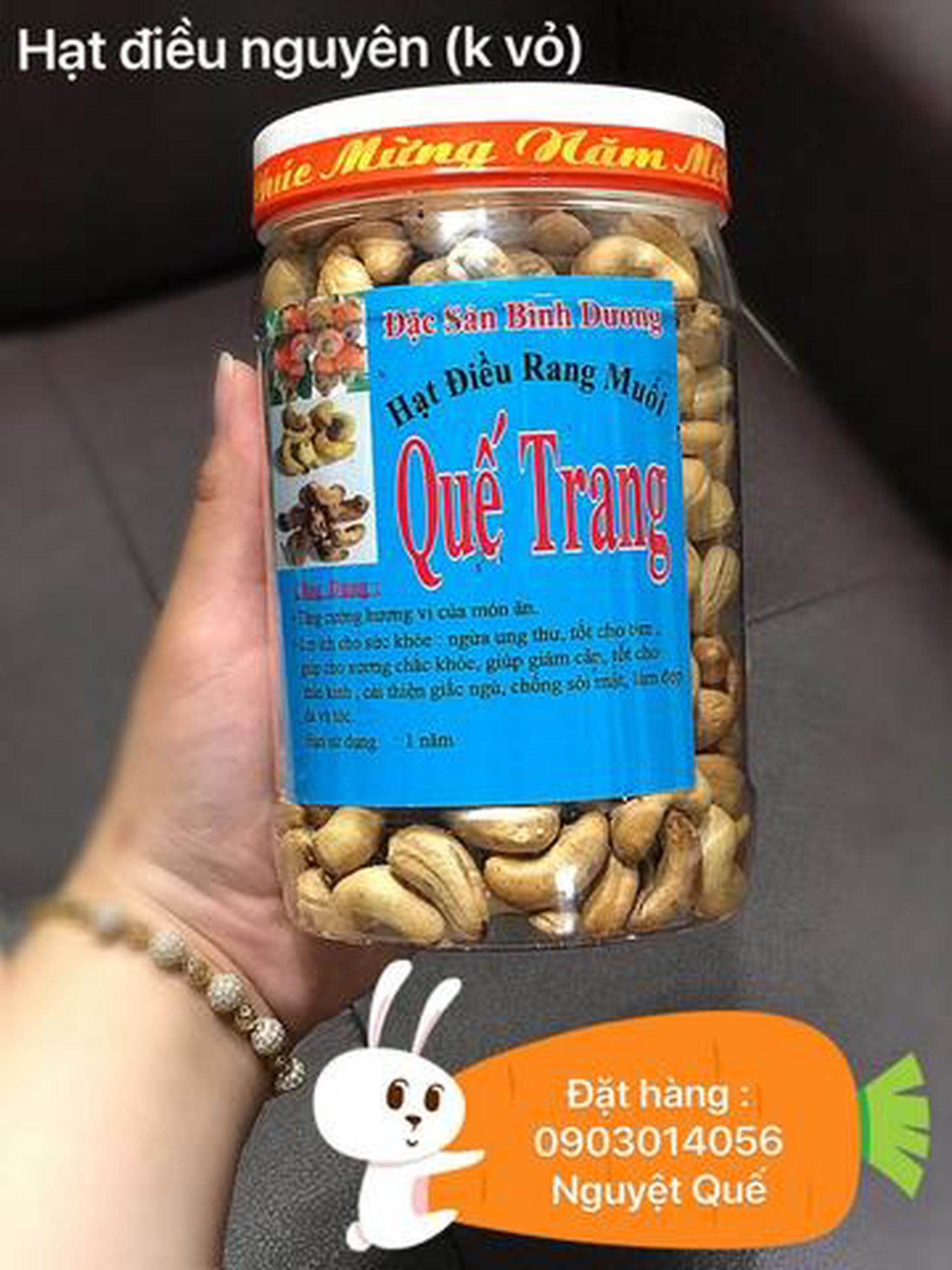 Hình ảnh HẠT ĐIỀU GIA TRUYỀN - NGUYÊN KO VỎ (0,5kg/hộp)