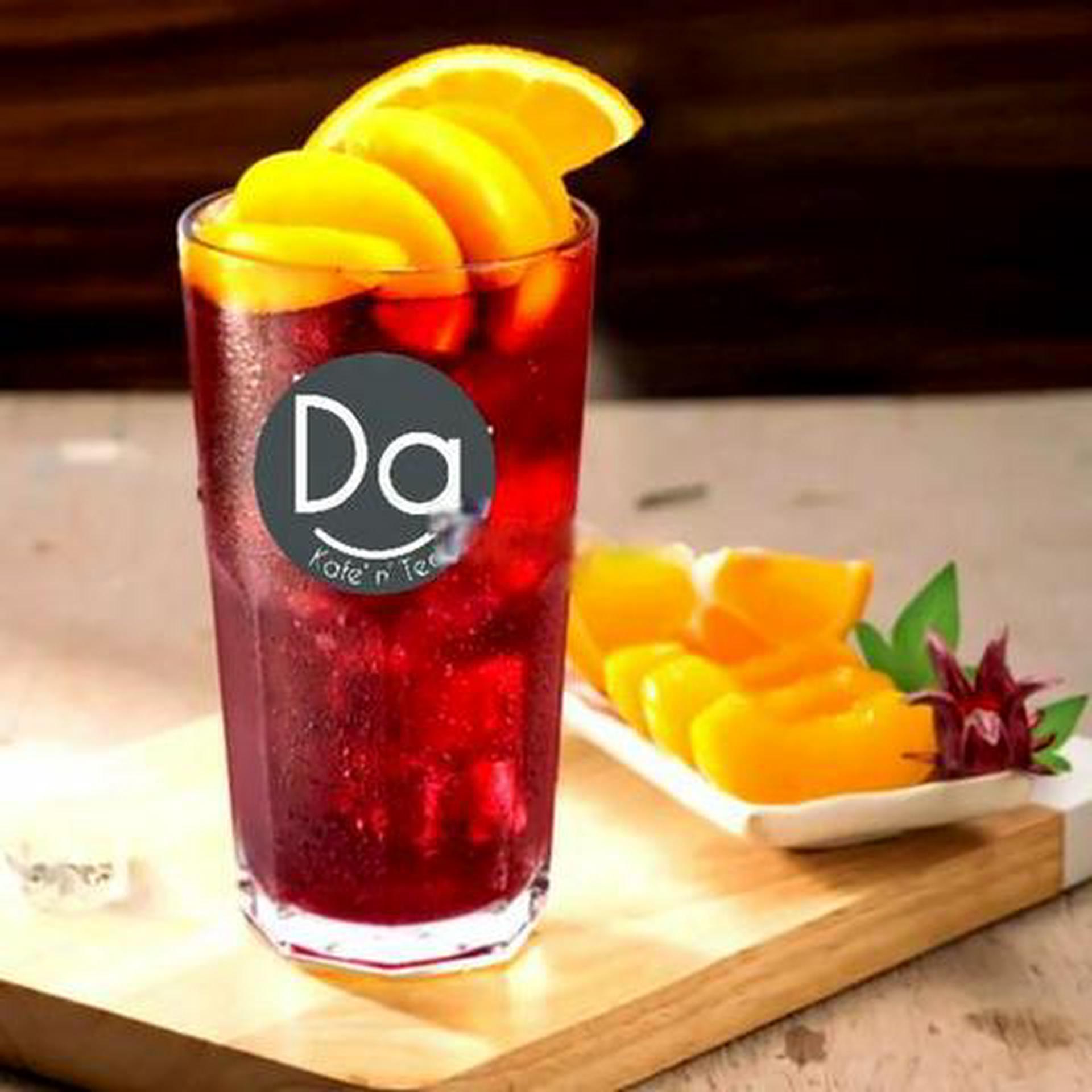 Hình ảnh Trà hibiscus cam sả