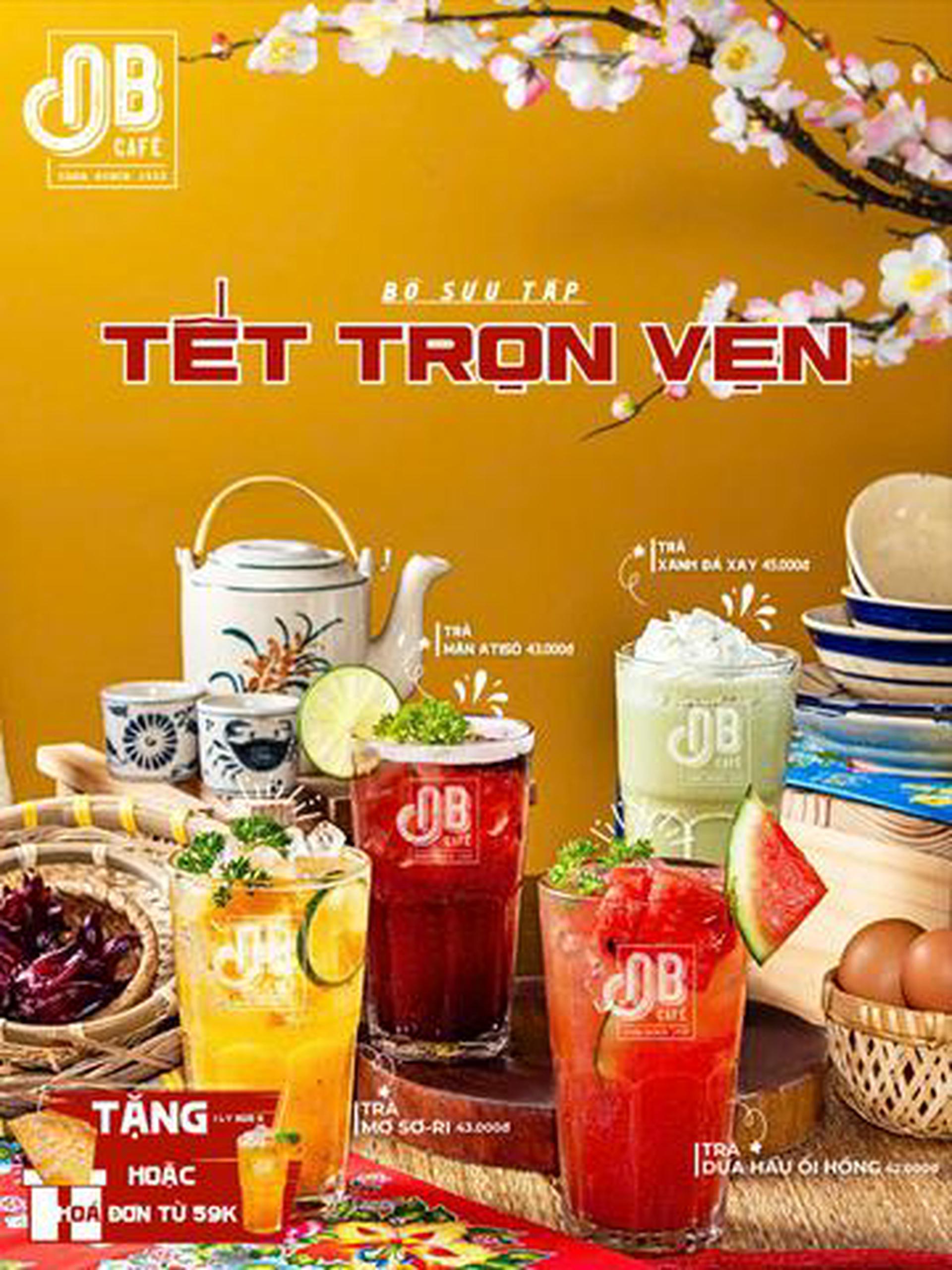 Hình ảnh Trà Dưa Hấu Ổi Hồng