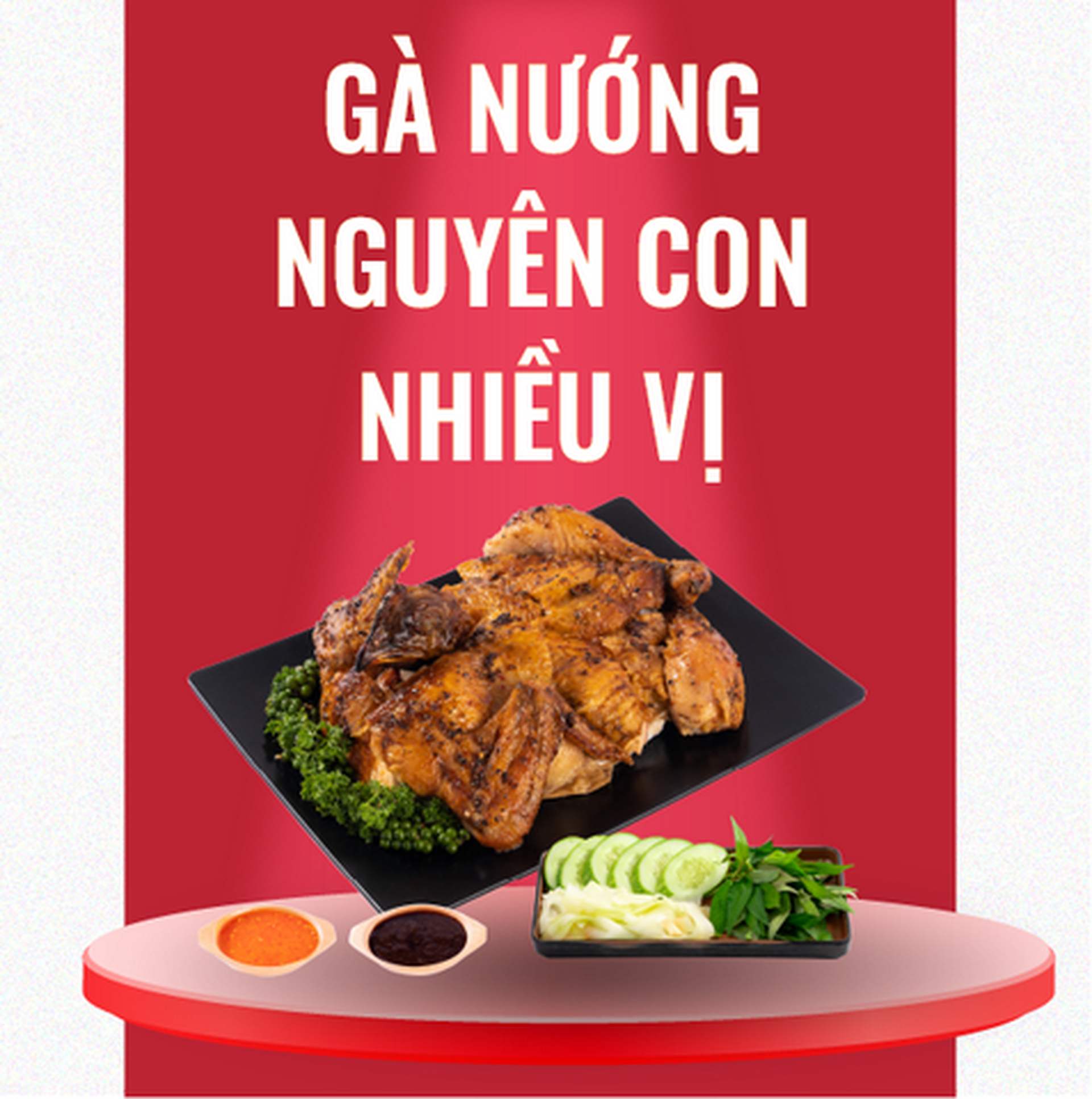 Hình ảnh Gà Nướng Nguyên Con Nhiều Vị