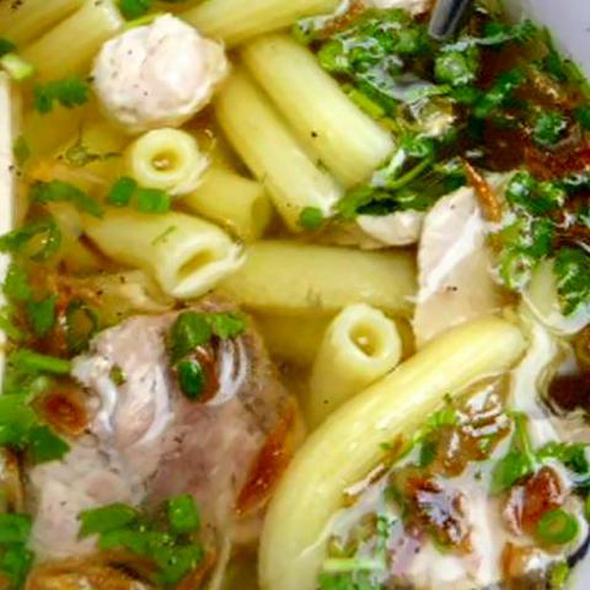 Hình ảnh Nui tô thập cẩm - giò