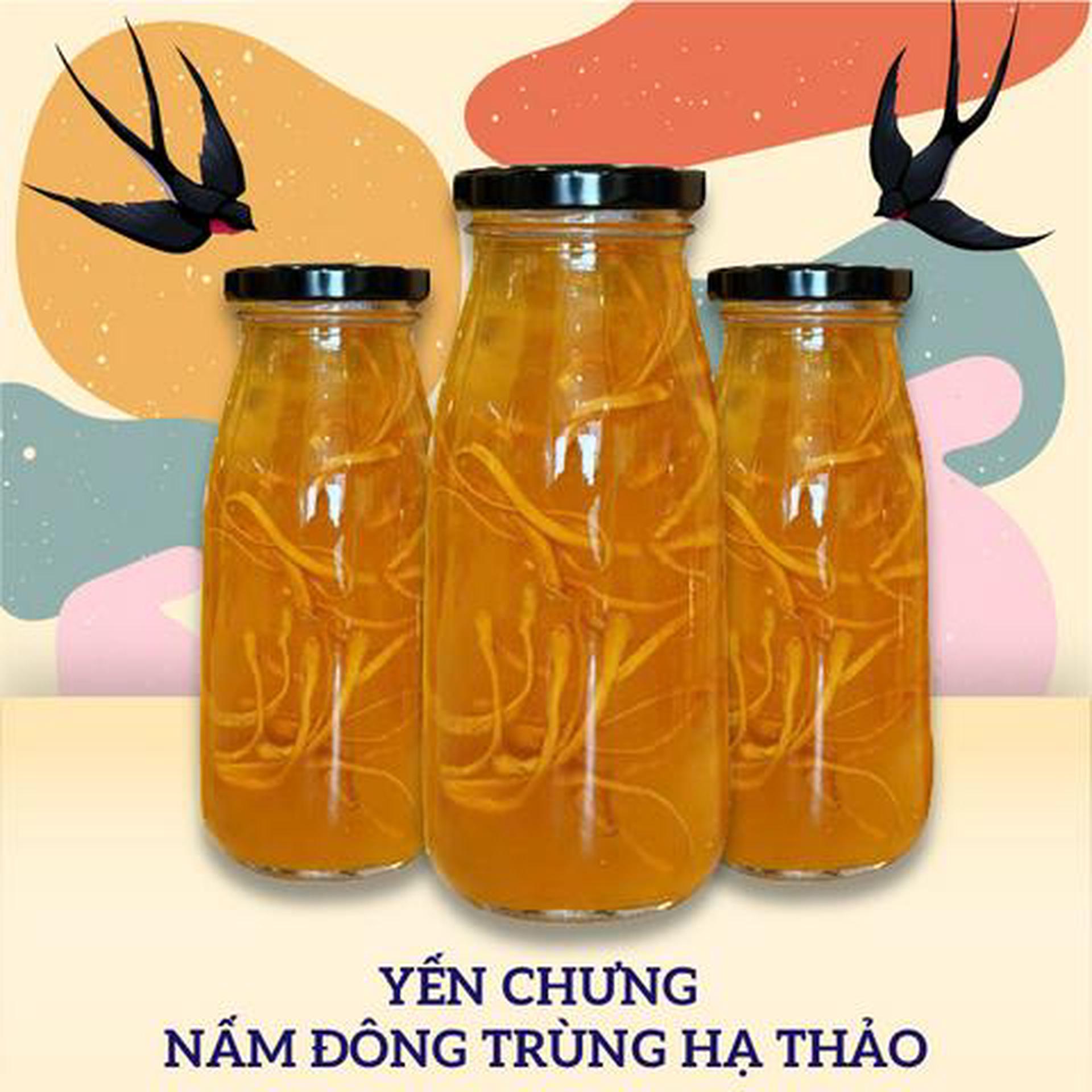 Hình ảnh Yến chưng nấm đông trùng hạ thảo