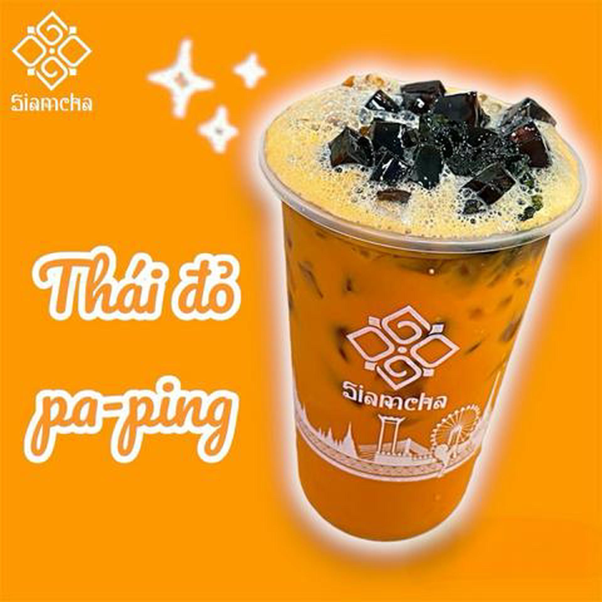 Hình ảnh Trà sữa Thái Đỏ Full Topping size M
