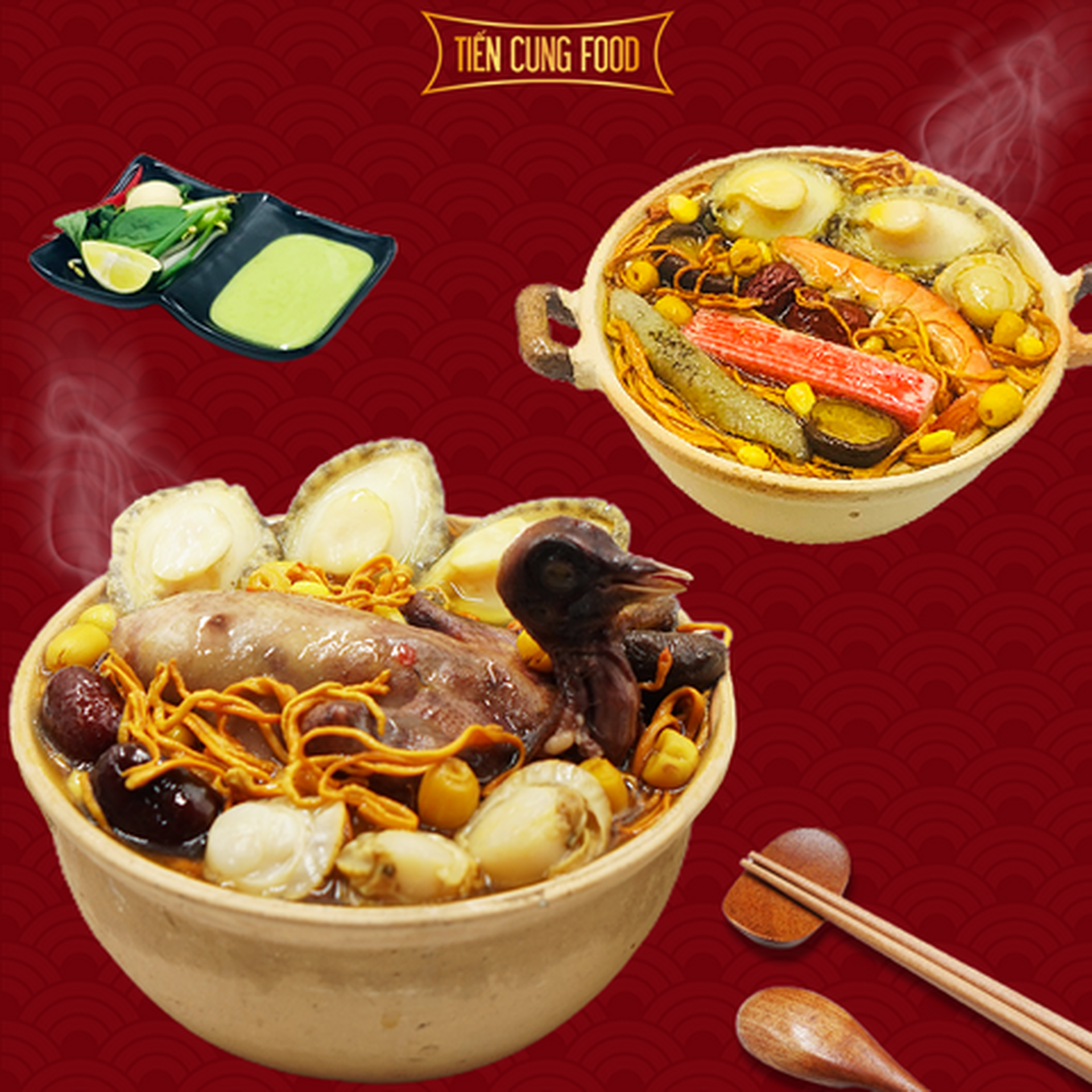 Hình ảnh COMBO 6 _ 2 Món (Bồ Câu Hầm Bào Ngư + Súp Bào Ngư Tiến Vua)