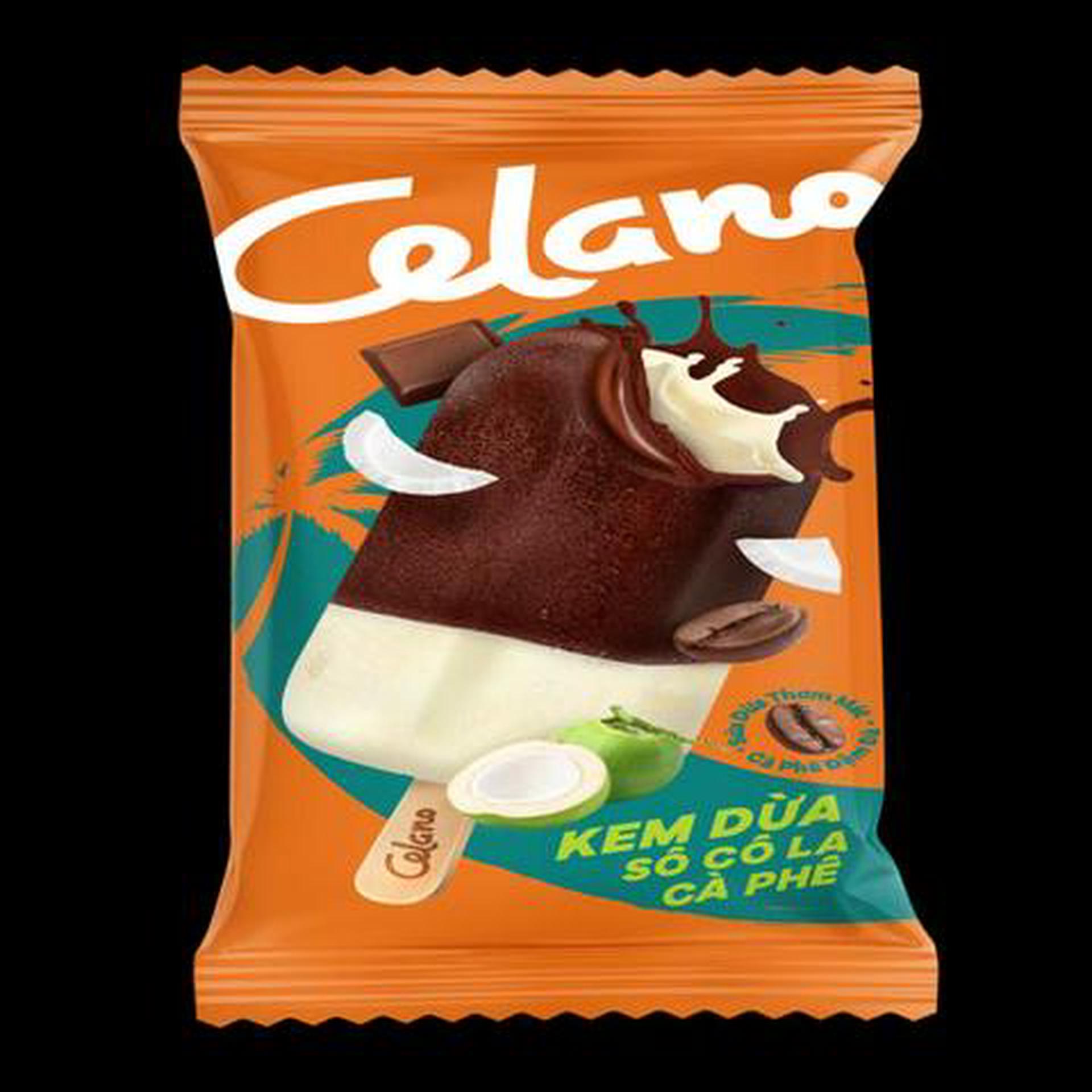 Hình ảnh Kem Que Celano Dừa Socola Cà Phê 75Gx20