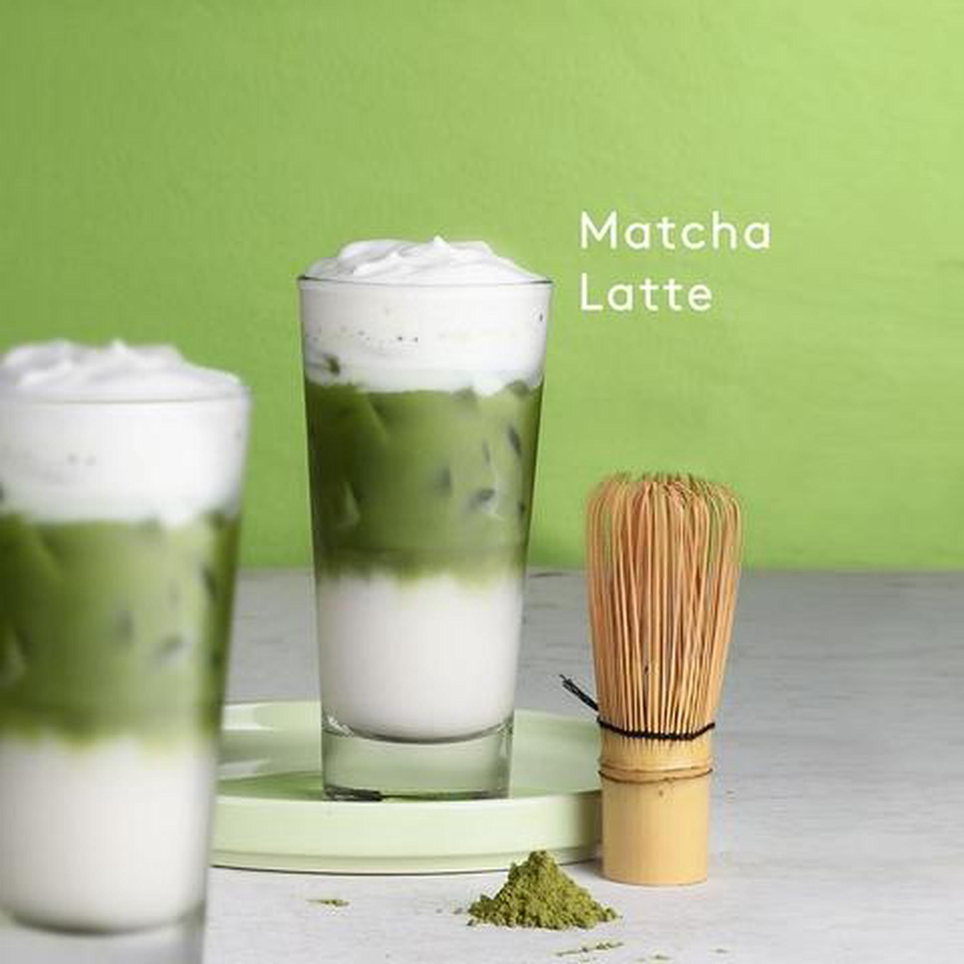 Hình ảnh Matcha latte kem muối