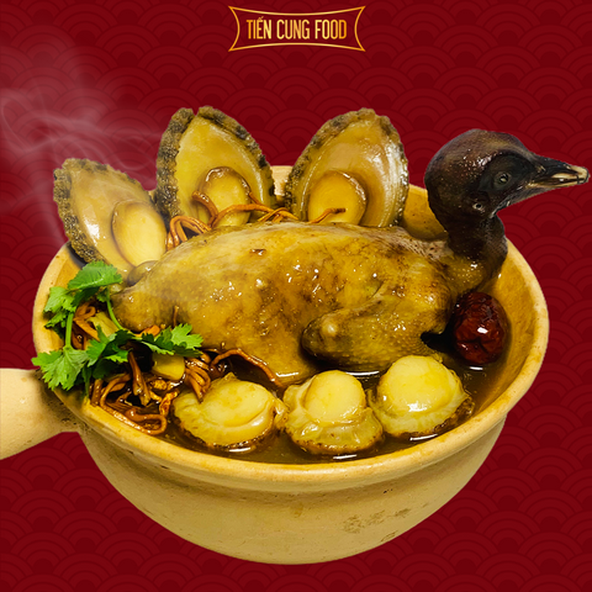 Hình ảnh Bồ câu hầm bào ngư (1 người)